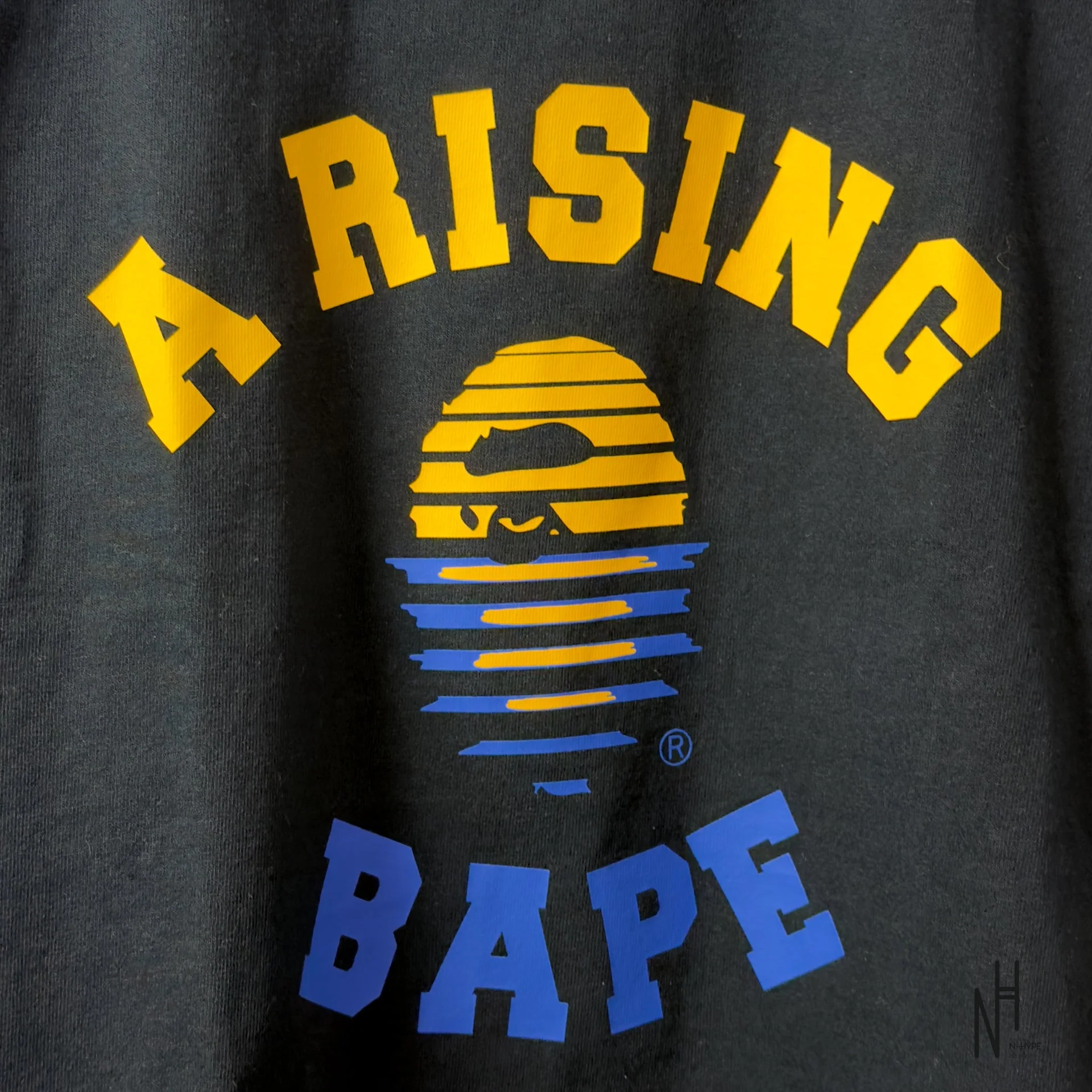 BAPE A Rising Bape Tee Black - Image 2