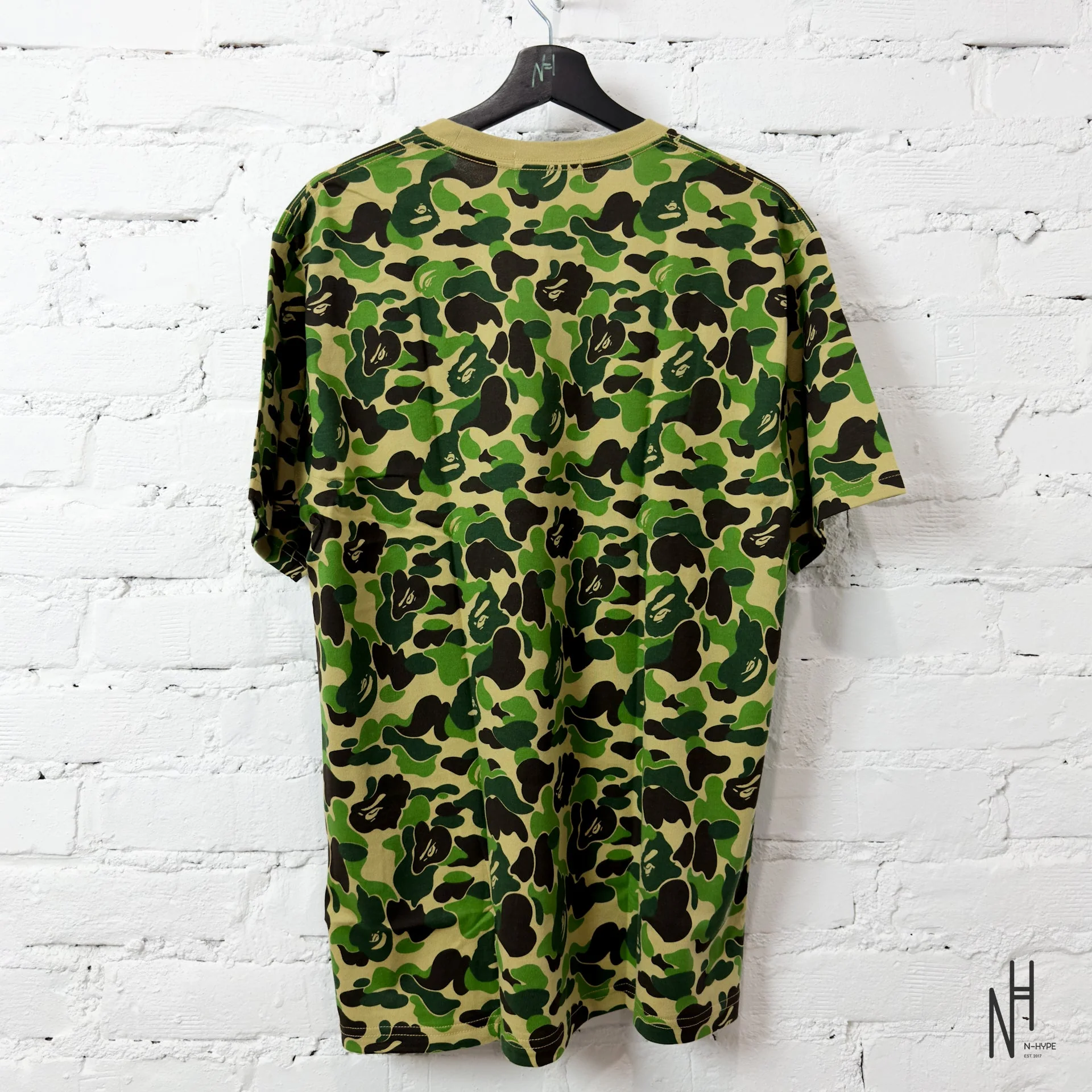 BAPE ABC Camo Ape Head One Point Green - Image 4