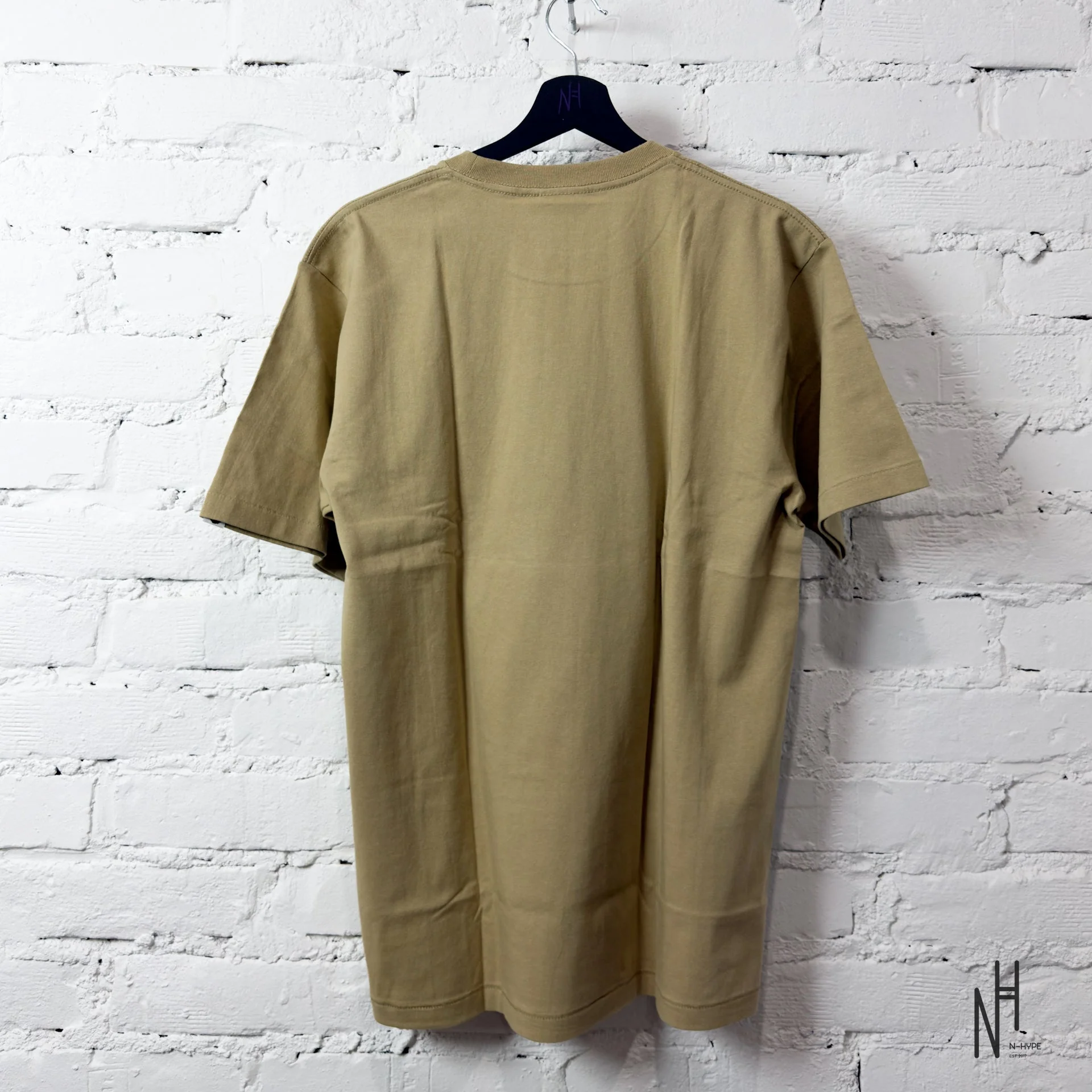 BAPE ABC Camo Milo Busy Works Tee Beige Green - Image 4