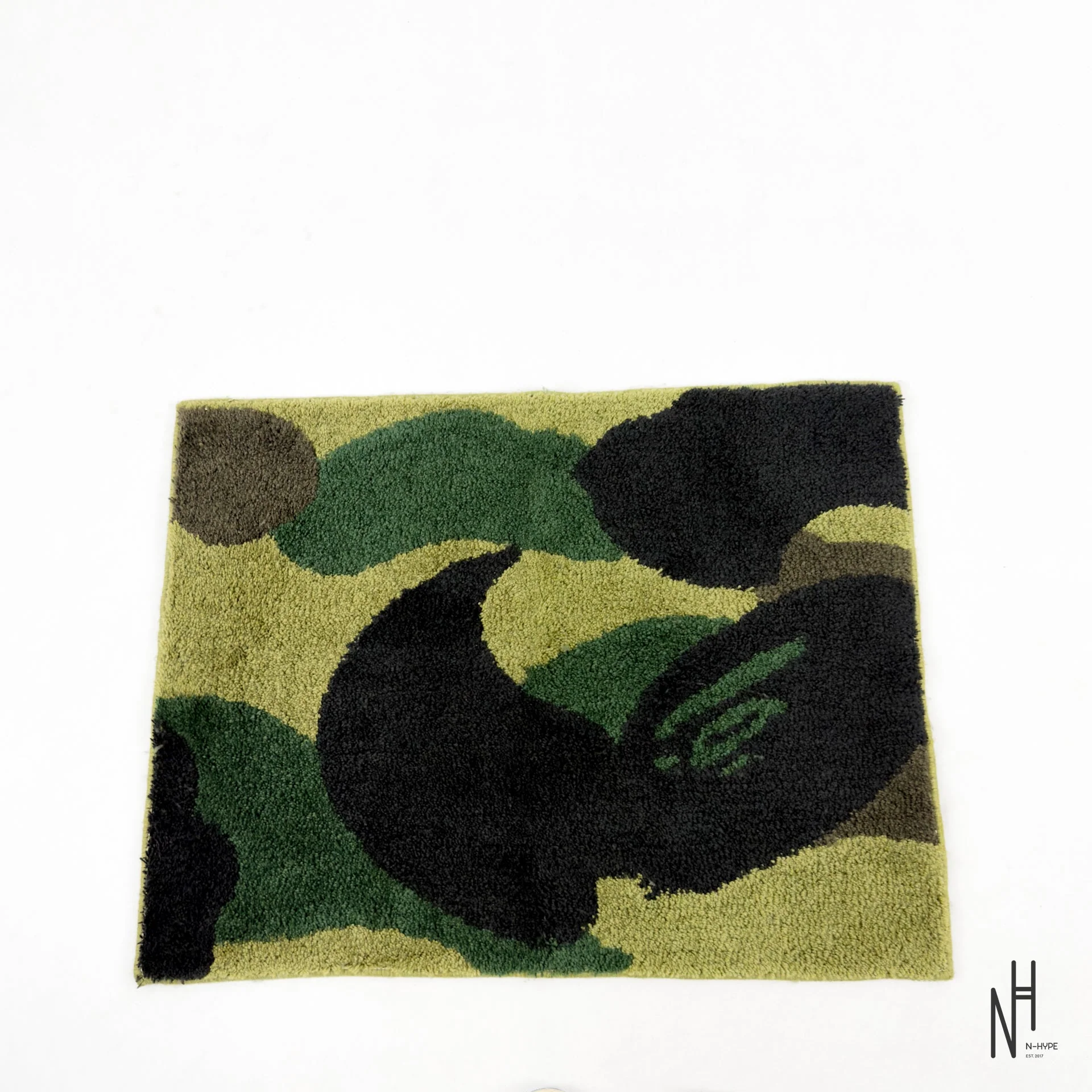 BAPE ABC Camo Rug Mat Green - Image 2