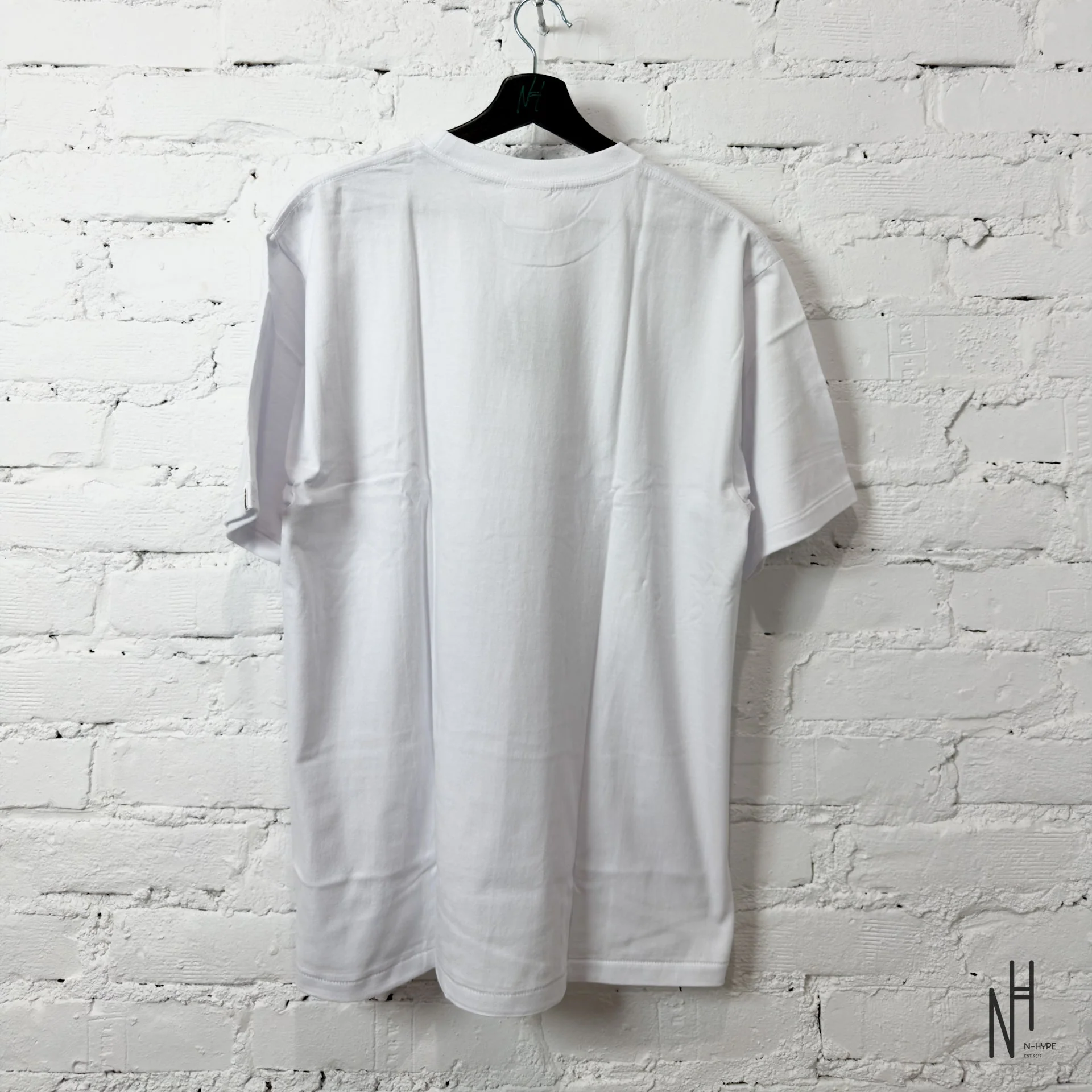 BAPE ABC Camo Shark Silver Zip Tee White Grey - Image 5