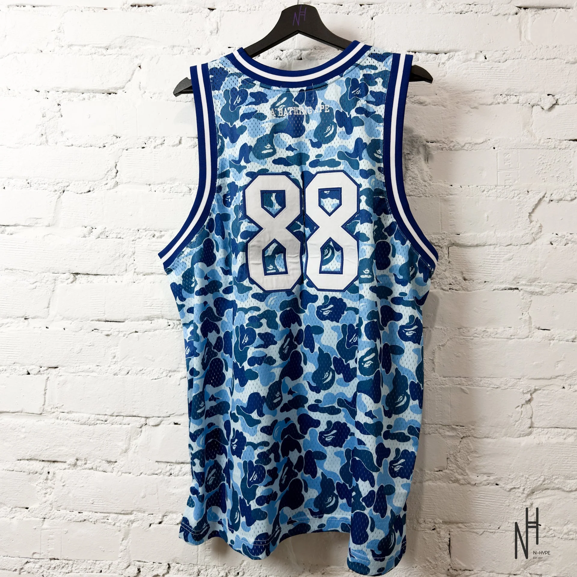 BAPE ABC Camo Tank Top Blue - Image 4