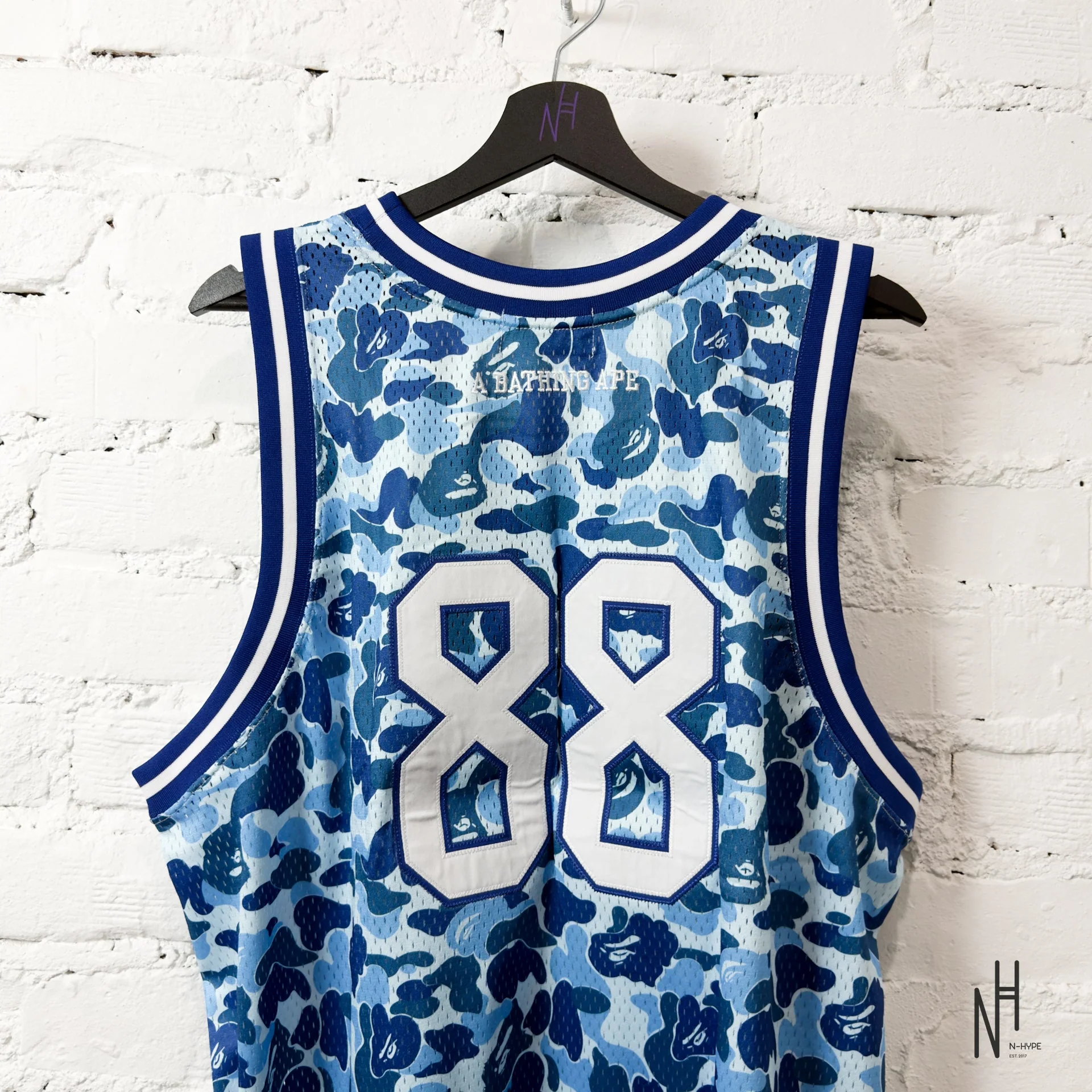 BAPE ABC Camo Tank Top Blue - Image 5