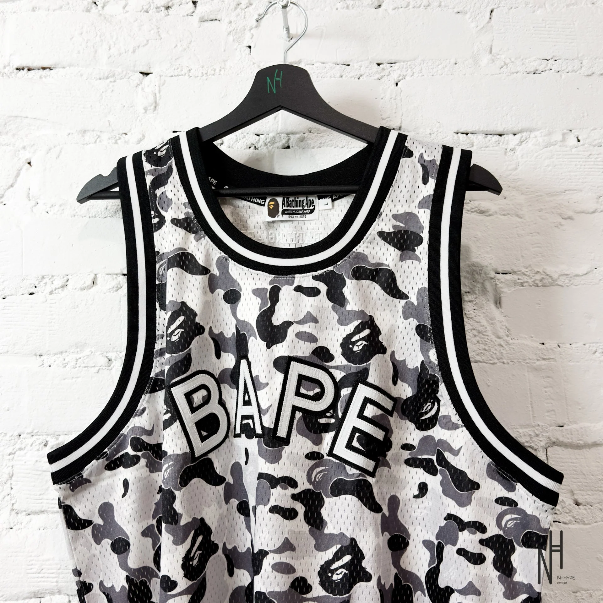 BAPE ABC Camo Tank Top Gray - Image 2
