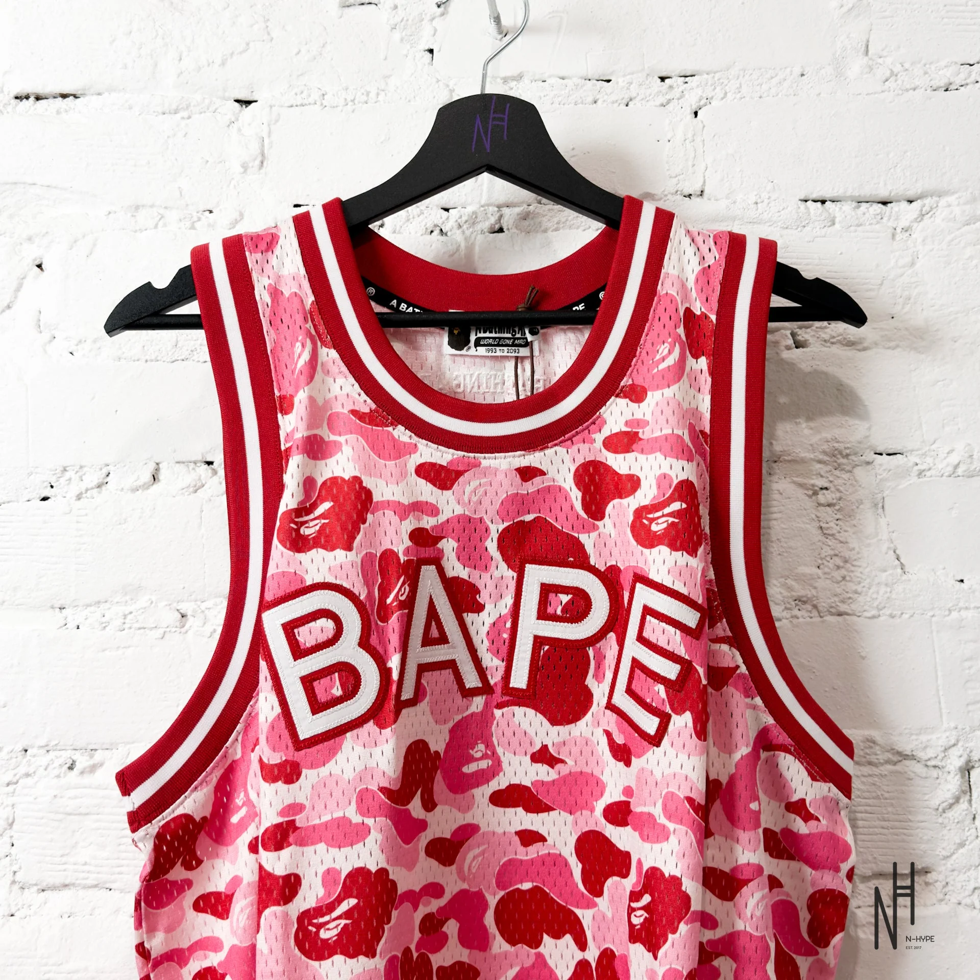 BAPE ABC Camo Tank Top Pink - Image 2