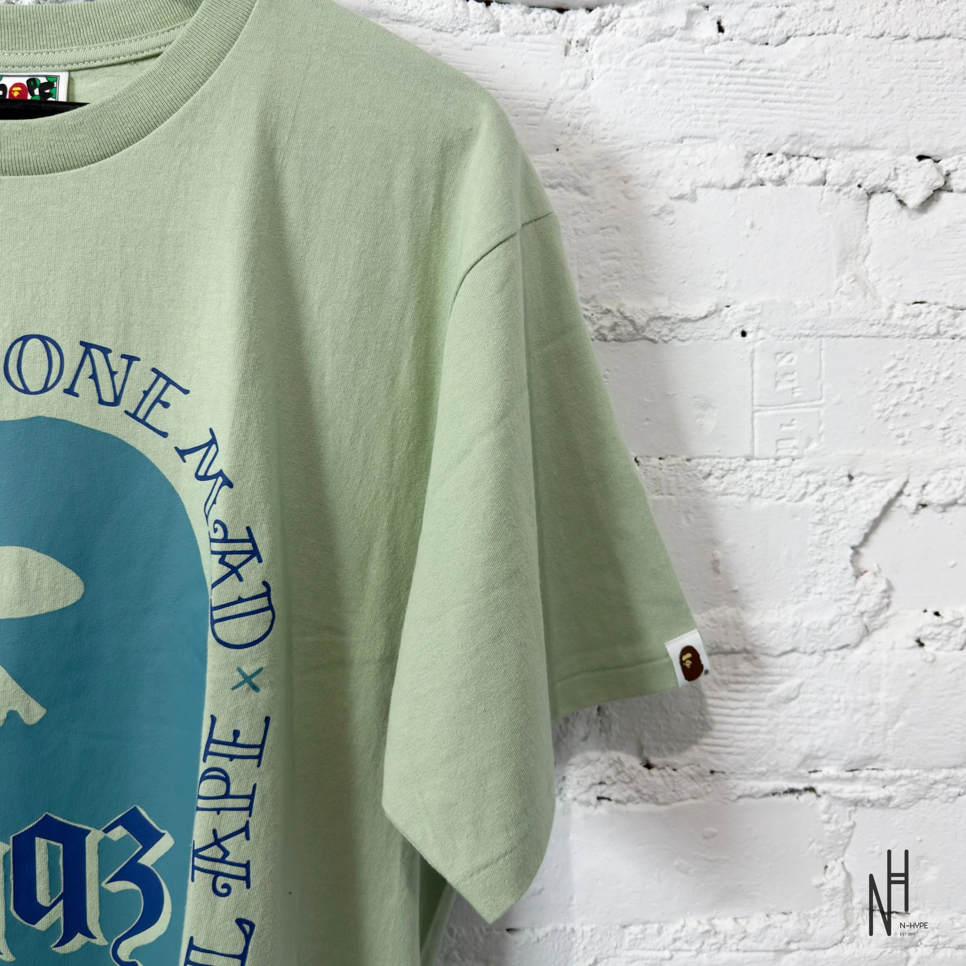 BAPE Ape Head 1993 Tee Green - Image 3