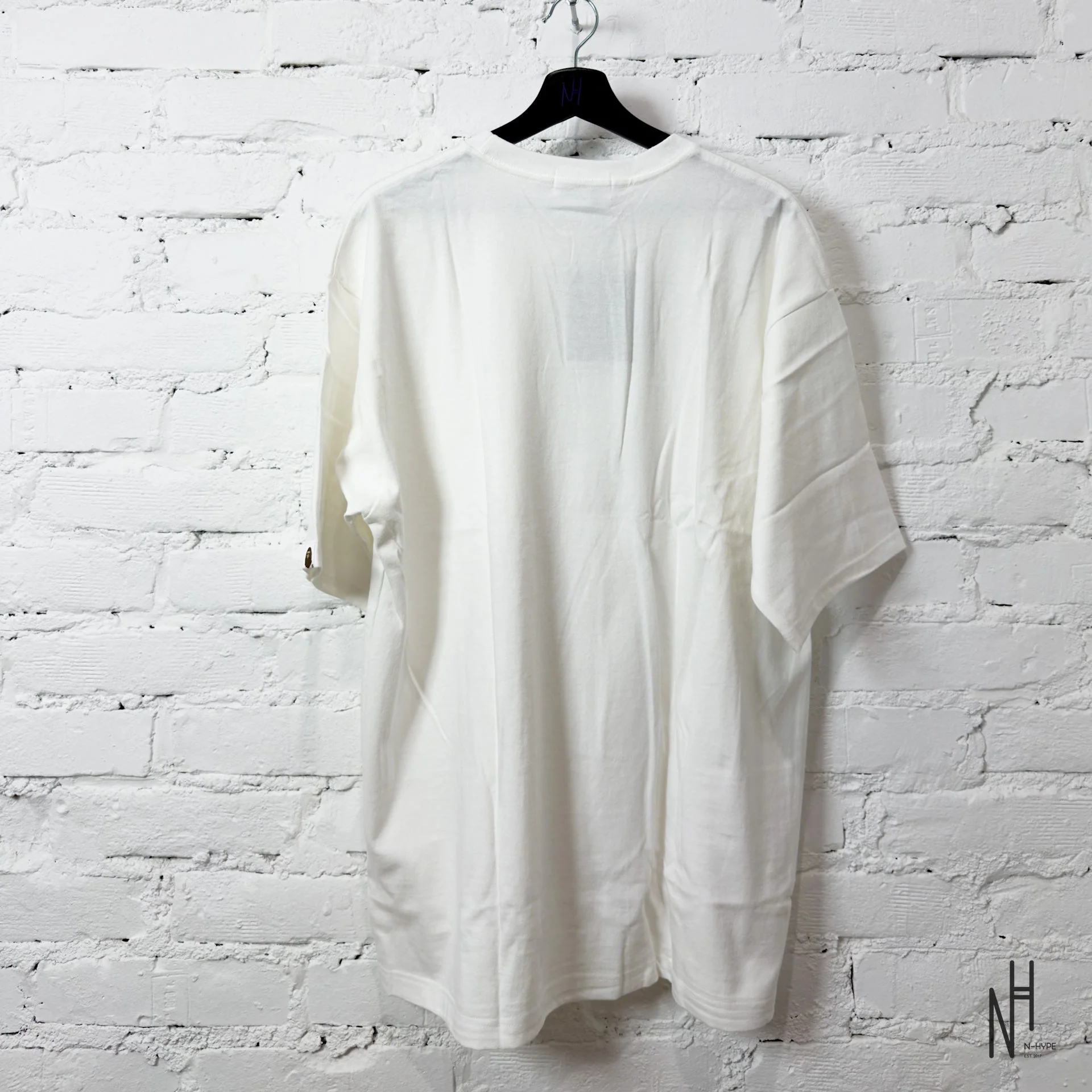 BAPE Ape Head One Point Relaxed Fit Pocket Tee (SS23) White - Image 4
