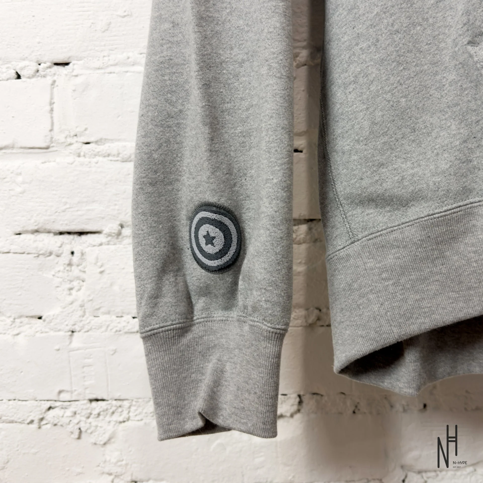 Bape Ape Head One Point Shark Relaxed Fit Full Zip Hoodie Gray - Image 4