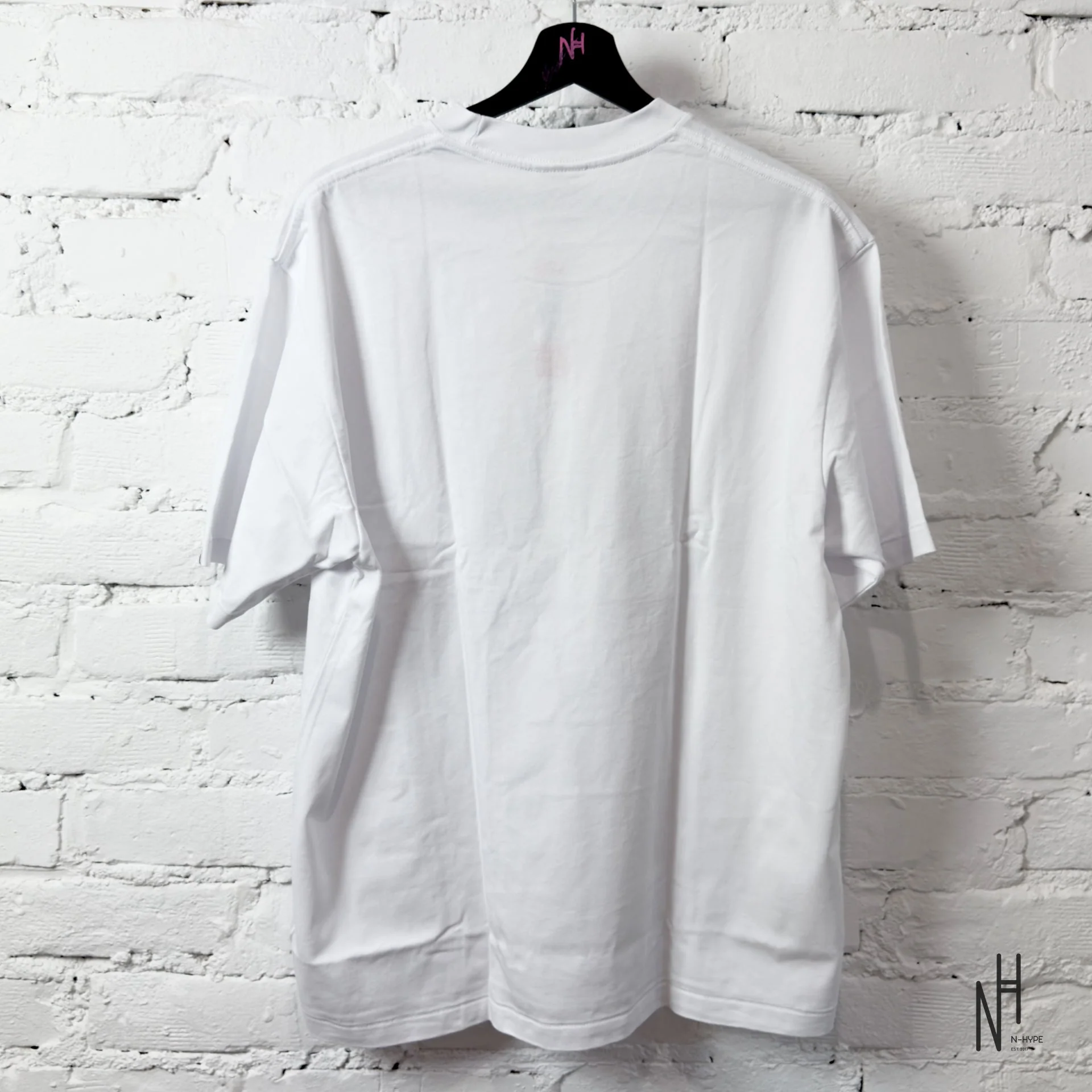 BAPE Ape Head Pattern By Bathing Ape Relaxed Fit Tee (FW25) White - Image 3