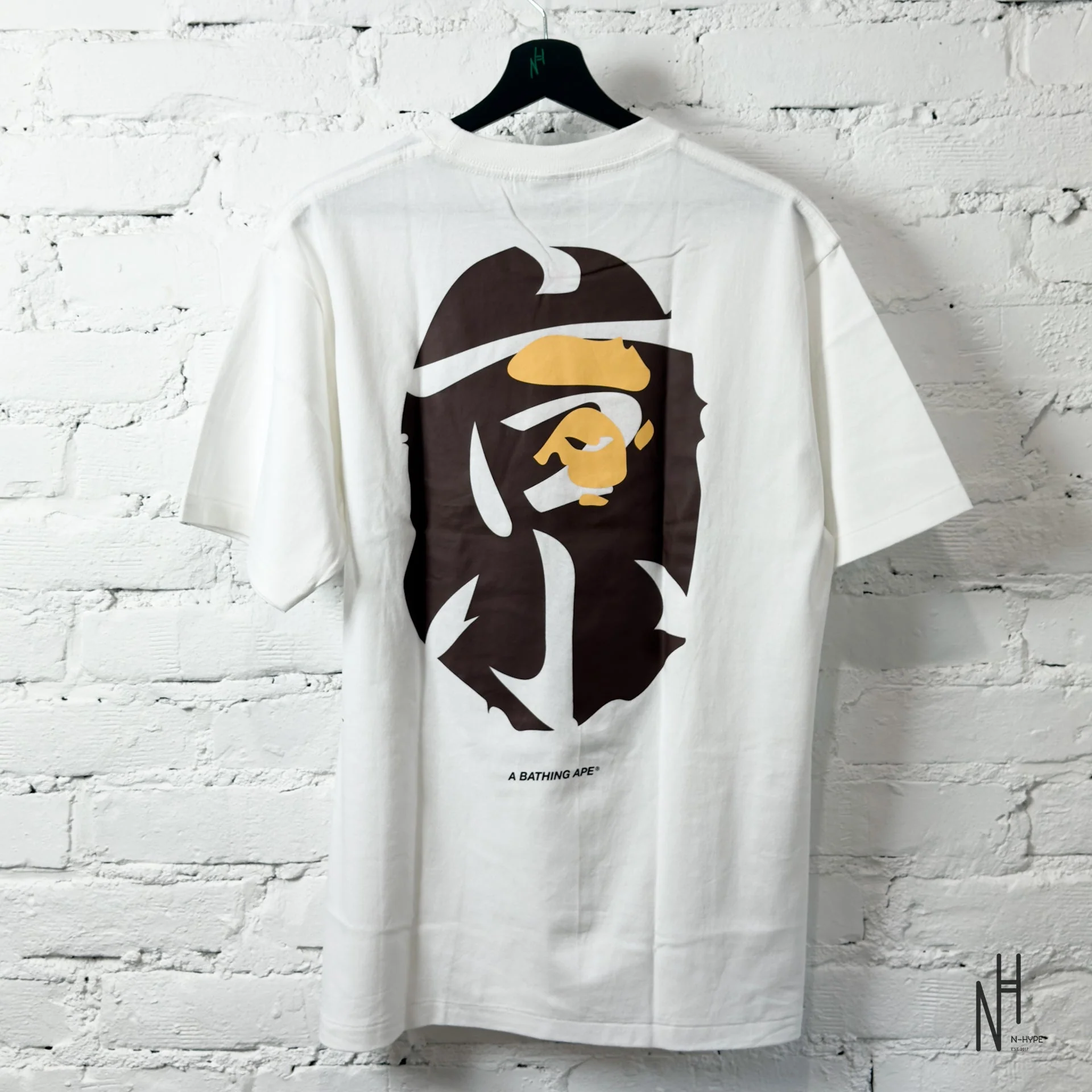 BAPE Ape Head Tee Tokyo Exclusive Collection White - Image 3