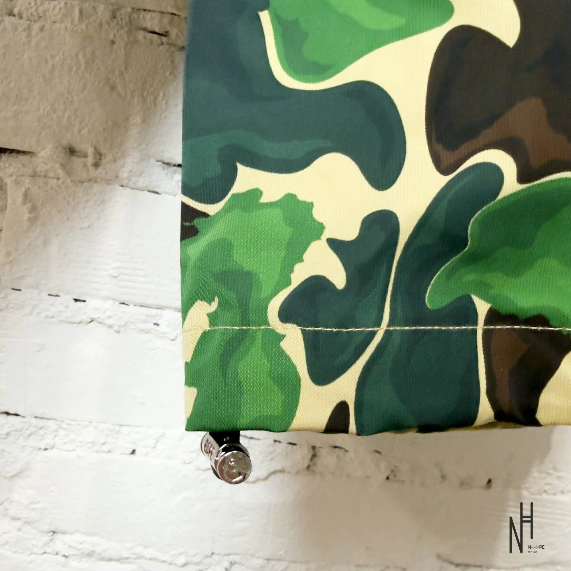 BAPE Art Camo Snowboard Jacket Green - Image 4