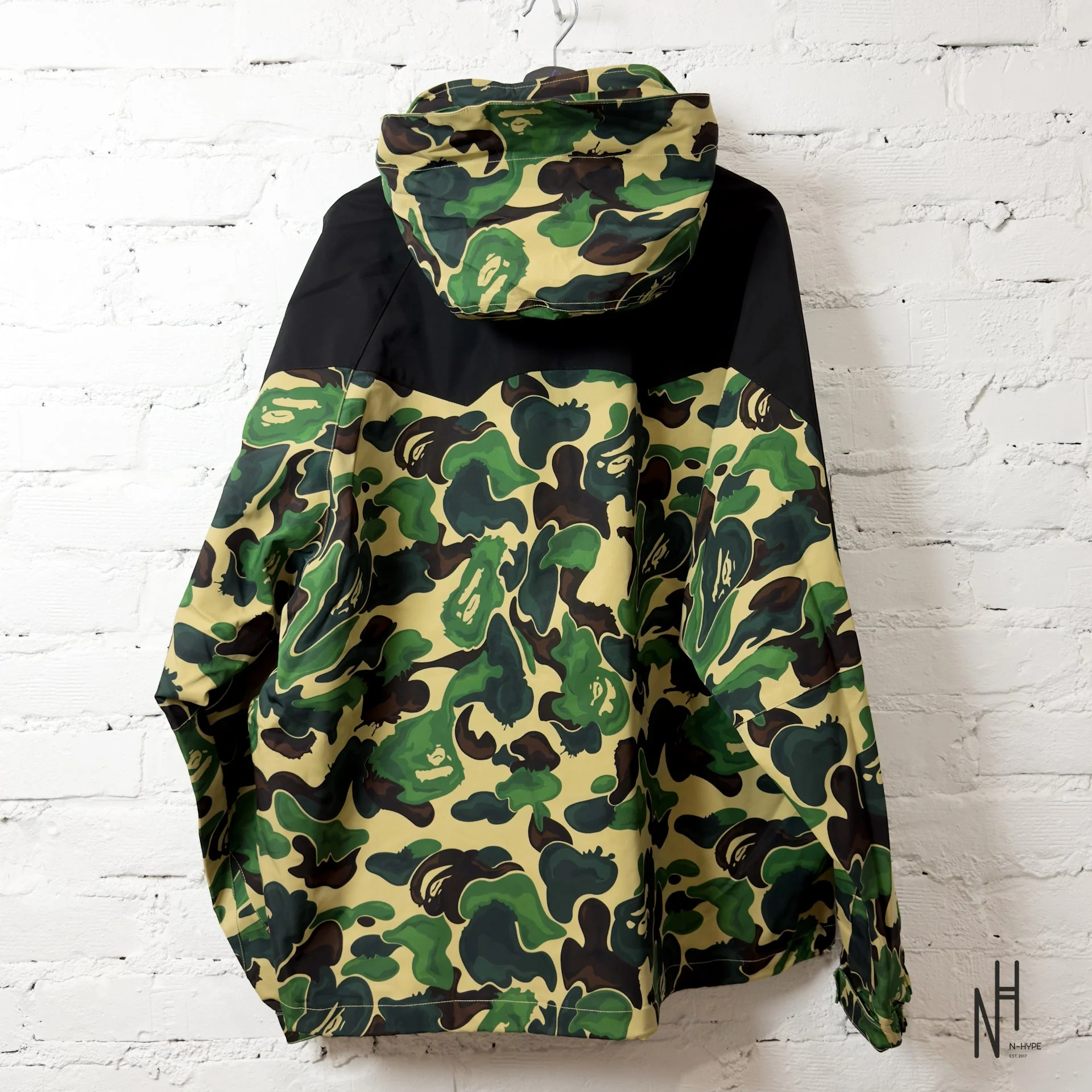 BAPE Art Camo Snowboard Jacket Green - Image 6