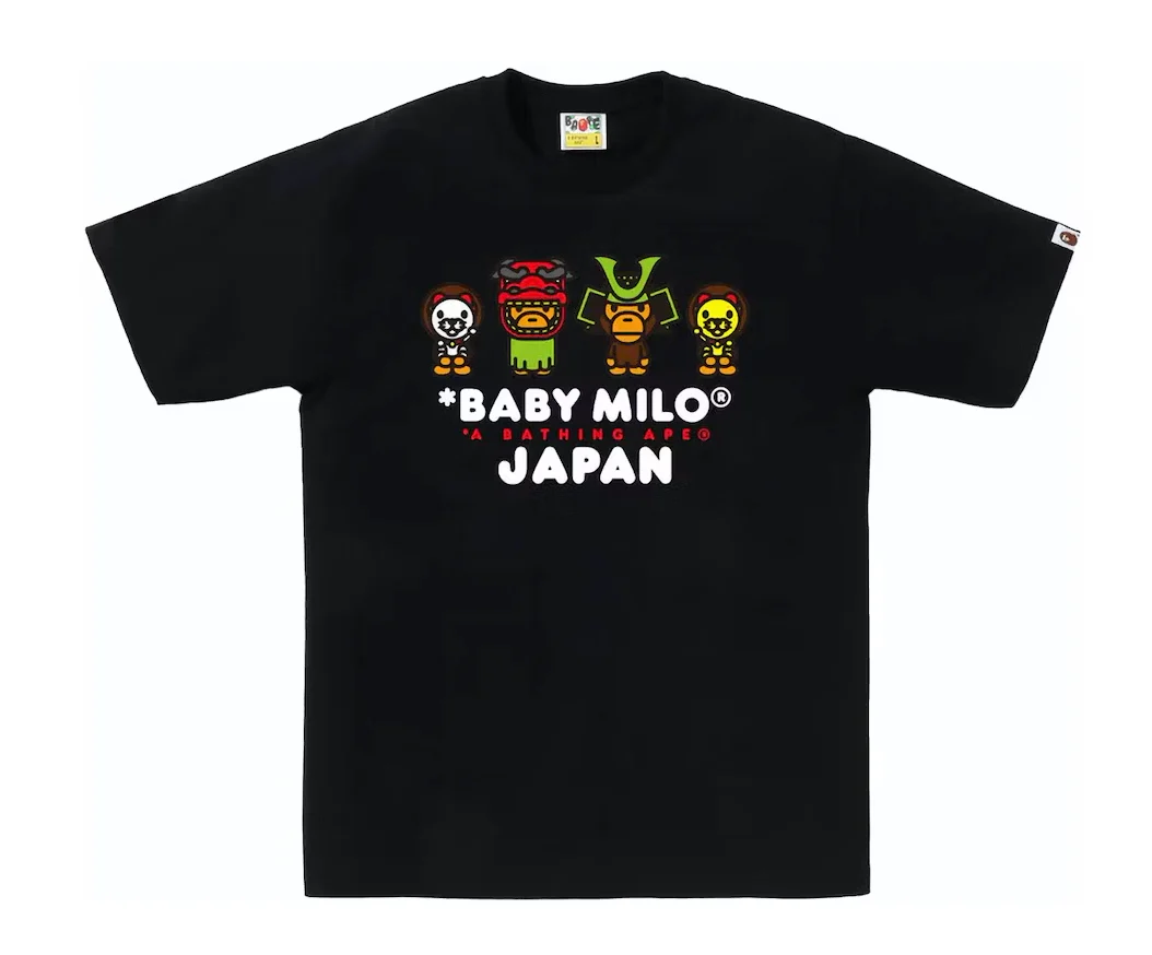 BAPE Baby Milo Japan Tee Black