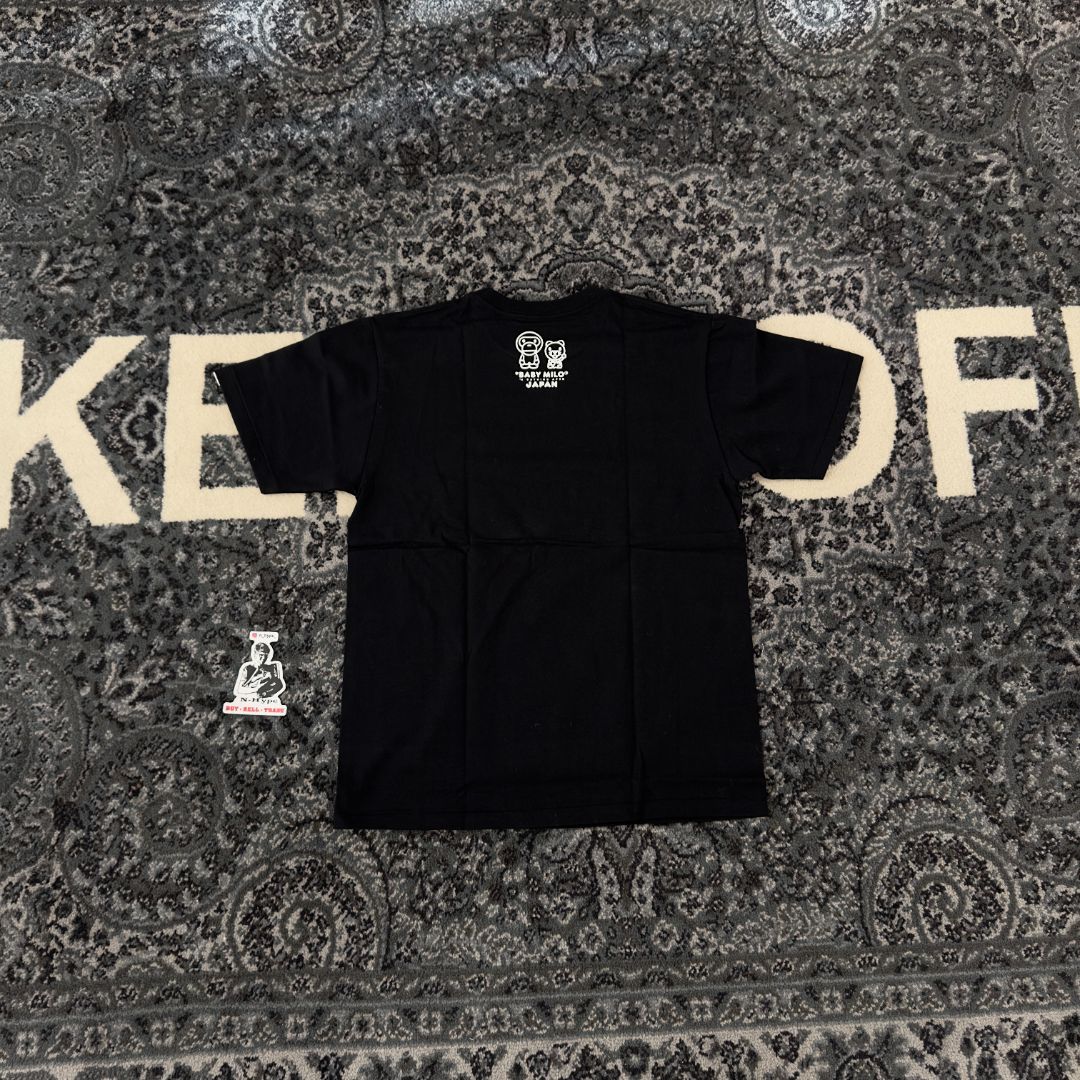 BAPE Baby Milo Japan Tee Black - Image 4