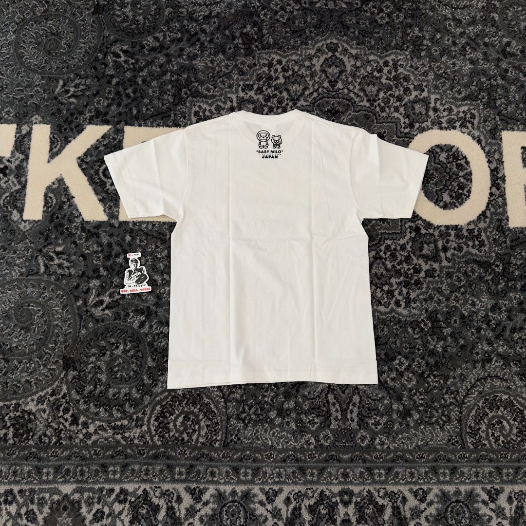 BAPE Baby Milo Japan Tee White - Image 4