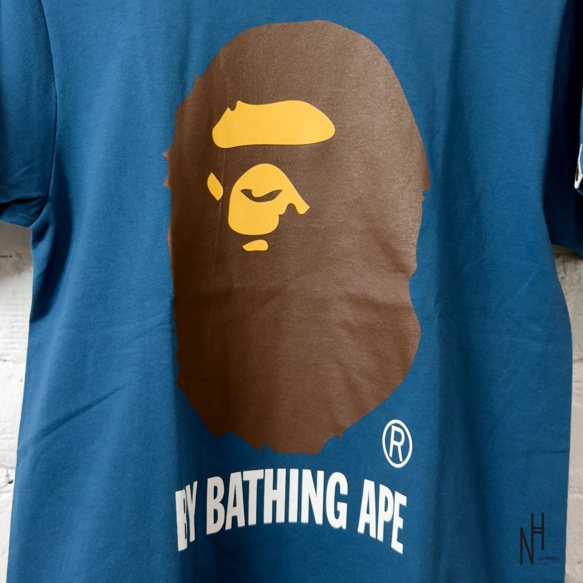 BAPE By Bathing Ape Tee Navy Blue - Image 2
