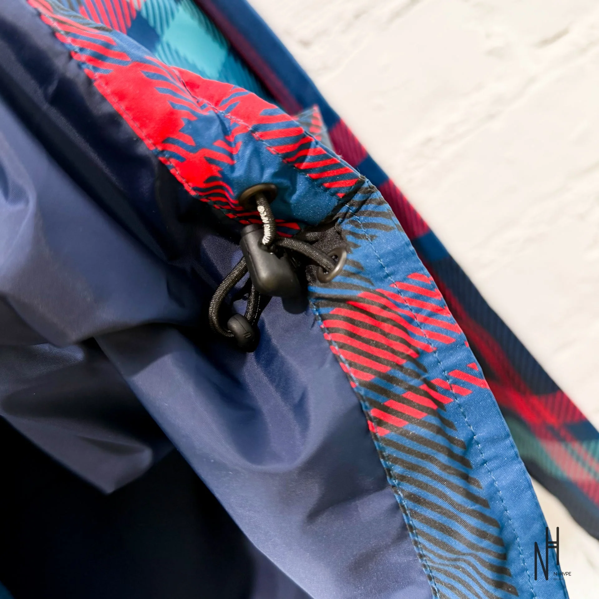 BAPE Checkered Anorak Nylon Jacket Multicolor - Image 5
