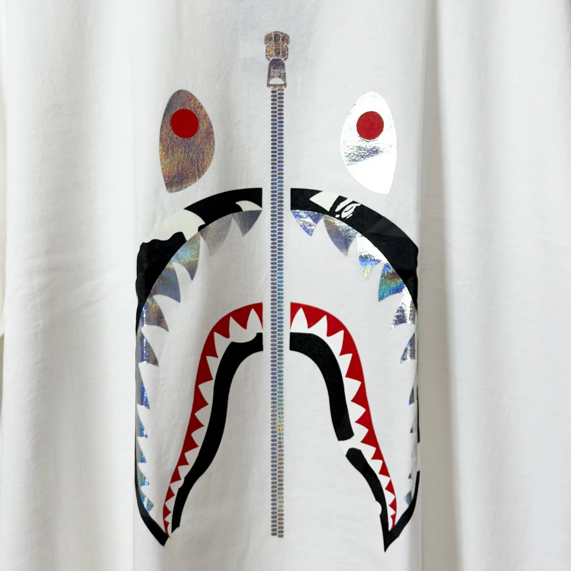BAPE City Camo Shark Tee White Black - Image 2