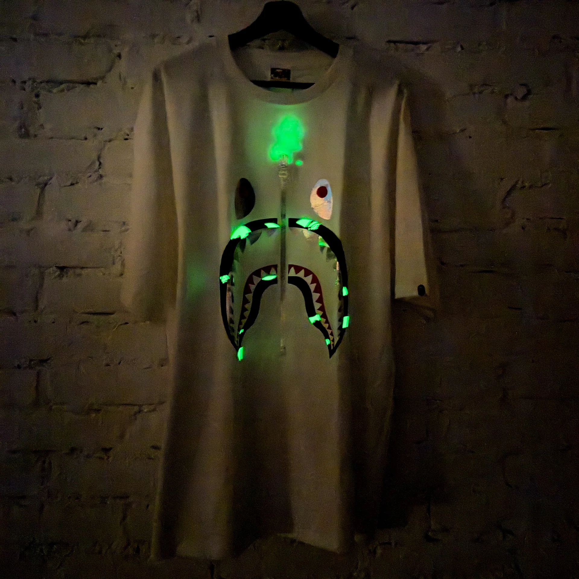BAPE City Camo Shark Tee White Black - Image 4