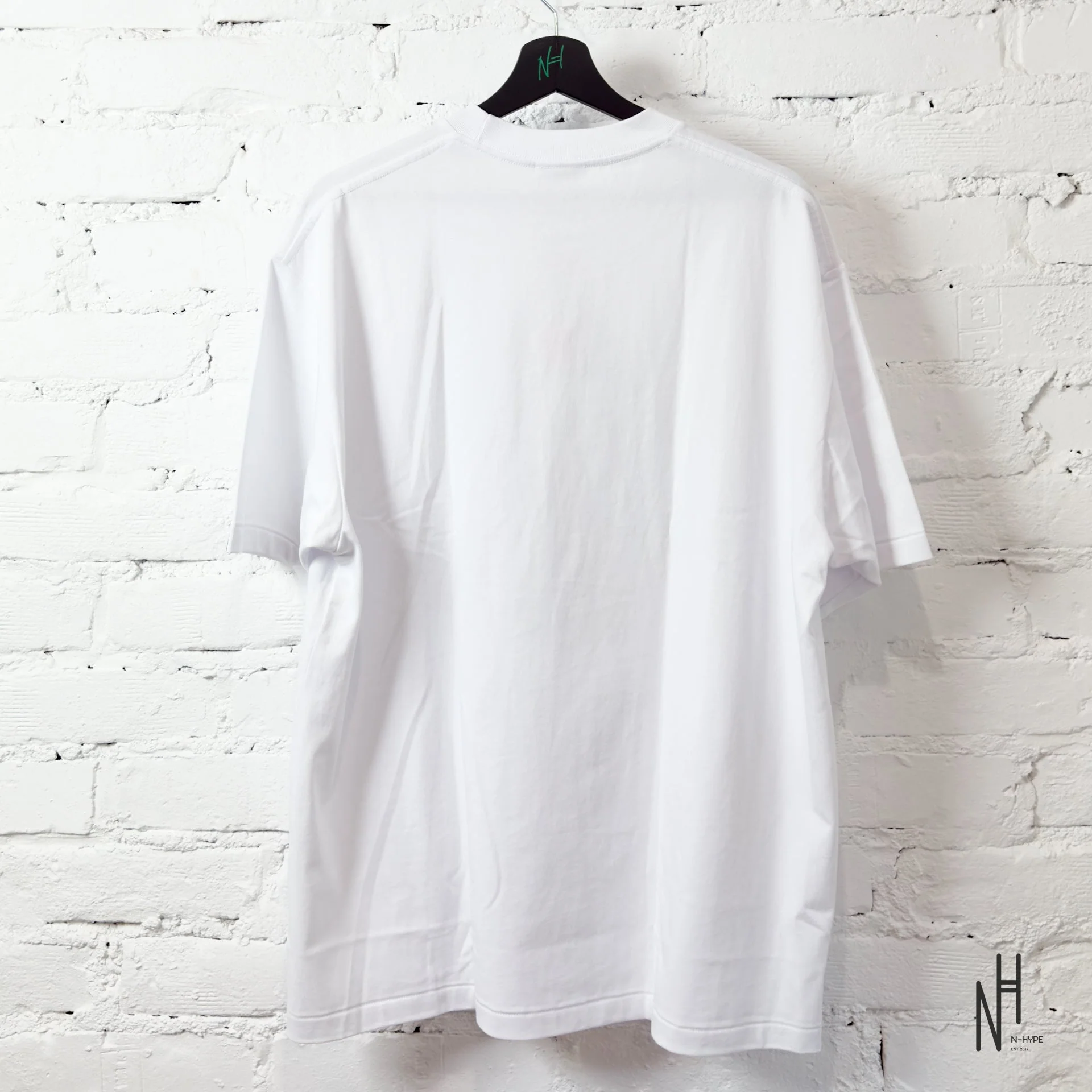 BAPE College Monogram Ape Head Relaxed Fit Tee White - Image 3