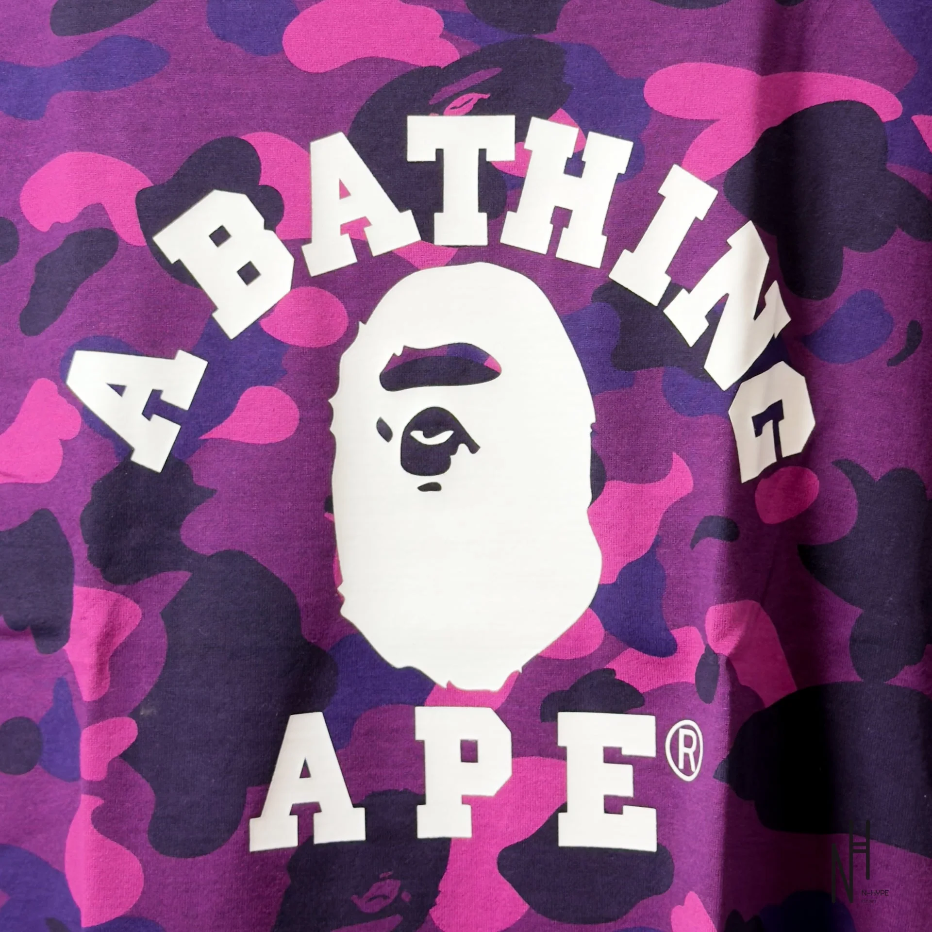 Bape Color Camo College Tank Top Purple - Image 2