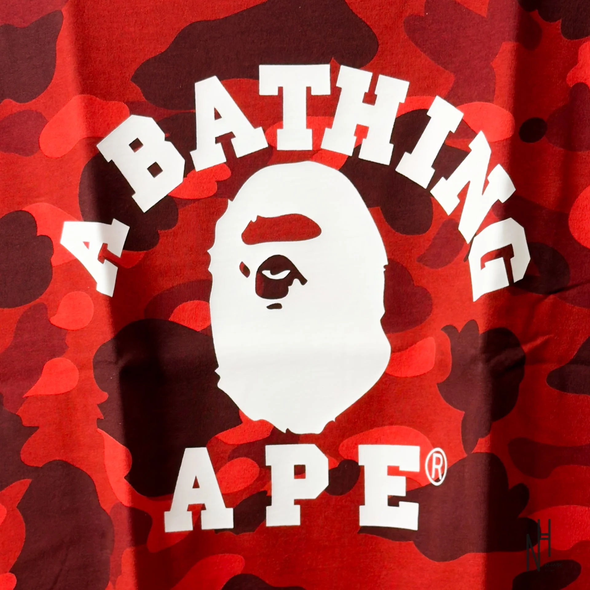 BAPE Color Camo College Tank Top Red - Image 2