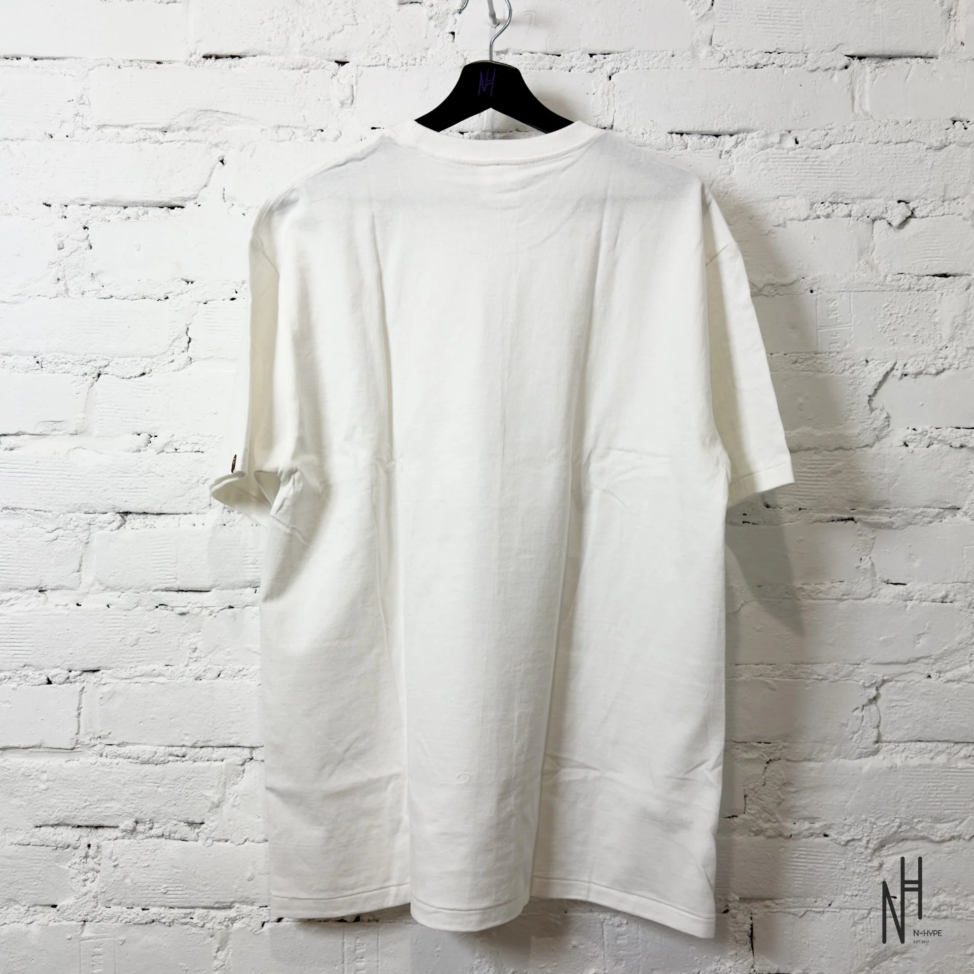 BAPE Color Camo Silver Zip Shark Tee (SS23) White Purple - Image 4