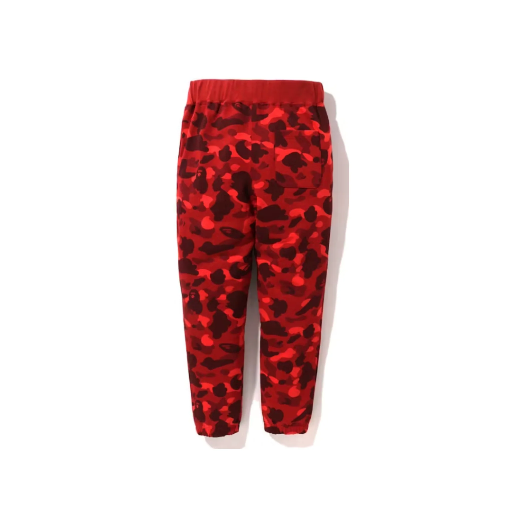 BAPE Color Camo Sweat Pants (FW22) Red - Image 2