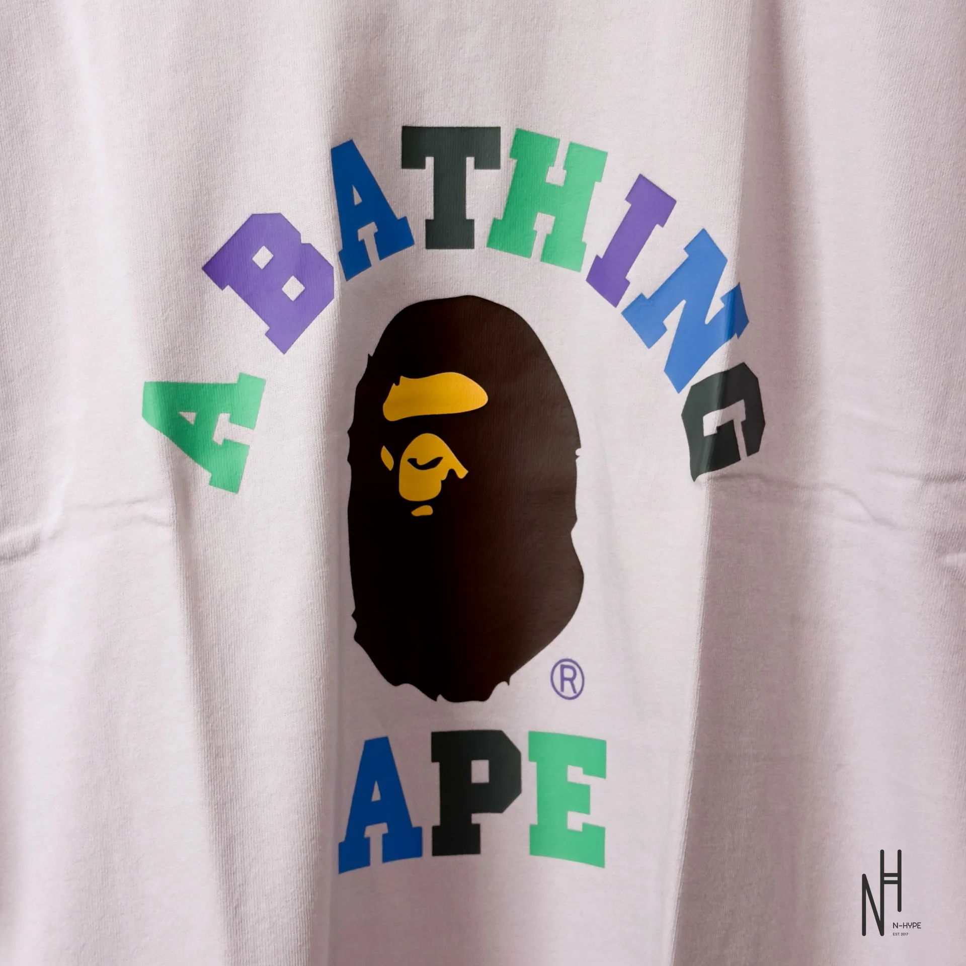 BAPE Colors College Tee (SS23) Purple - Image 2