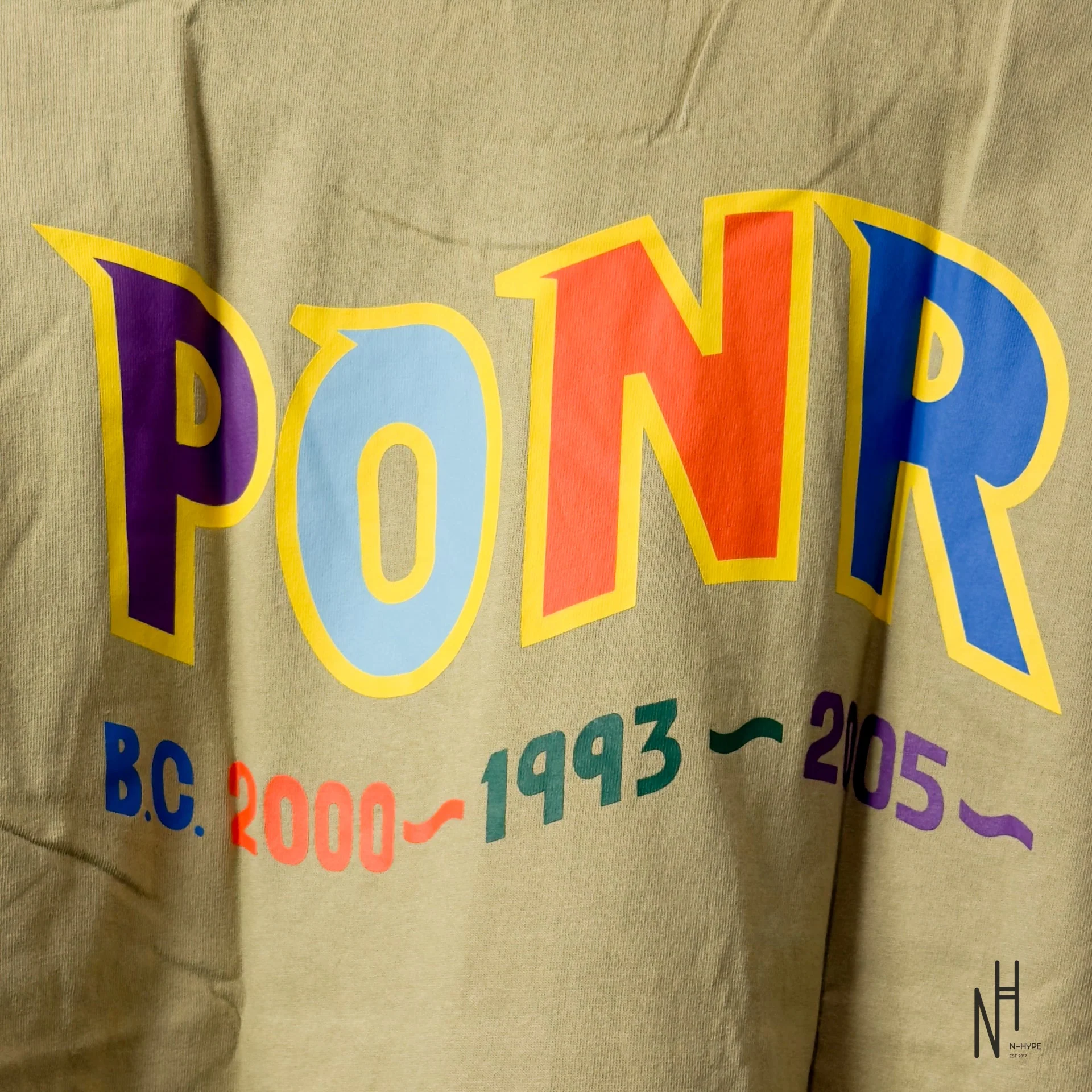 BAPE Colors Shark PONR Tee Beige - Image 4