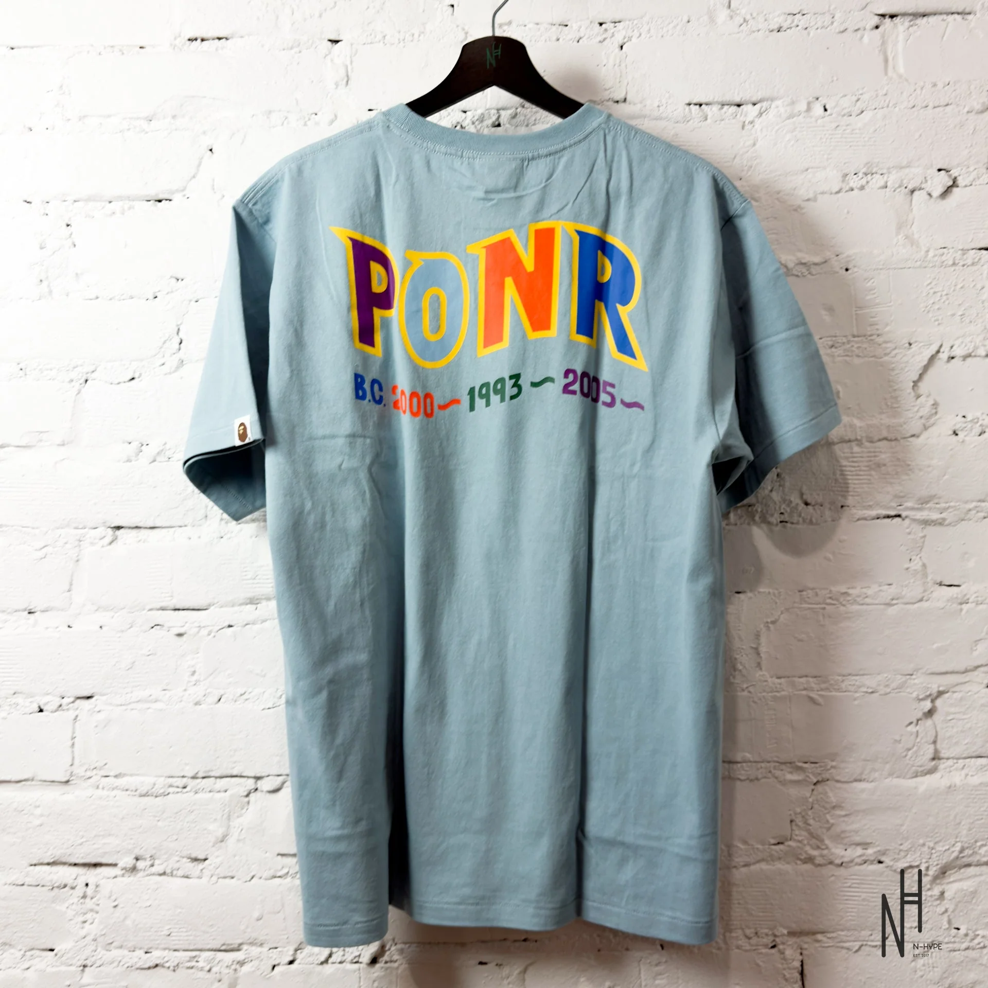 BAPE Colors Shark PONR Tee Sax - Image 3