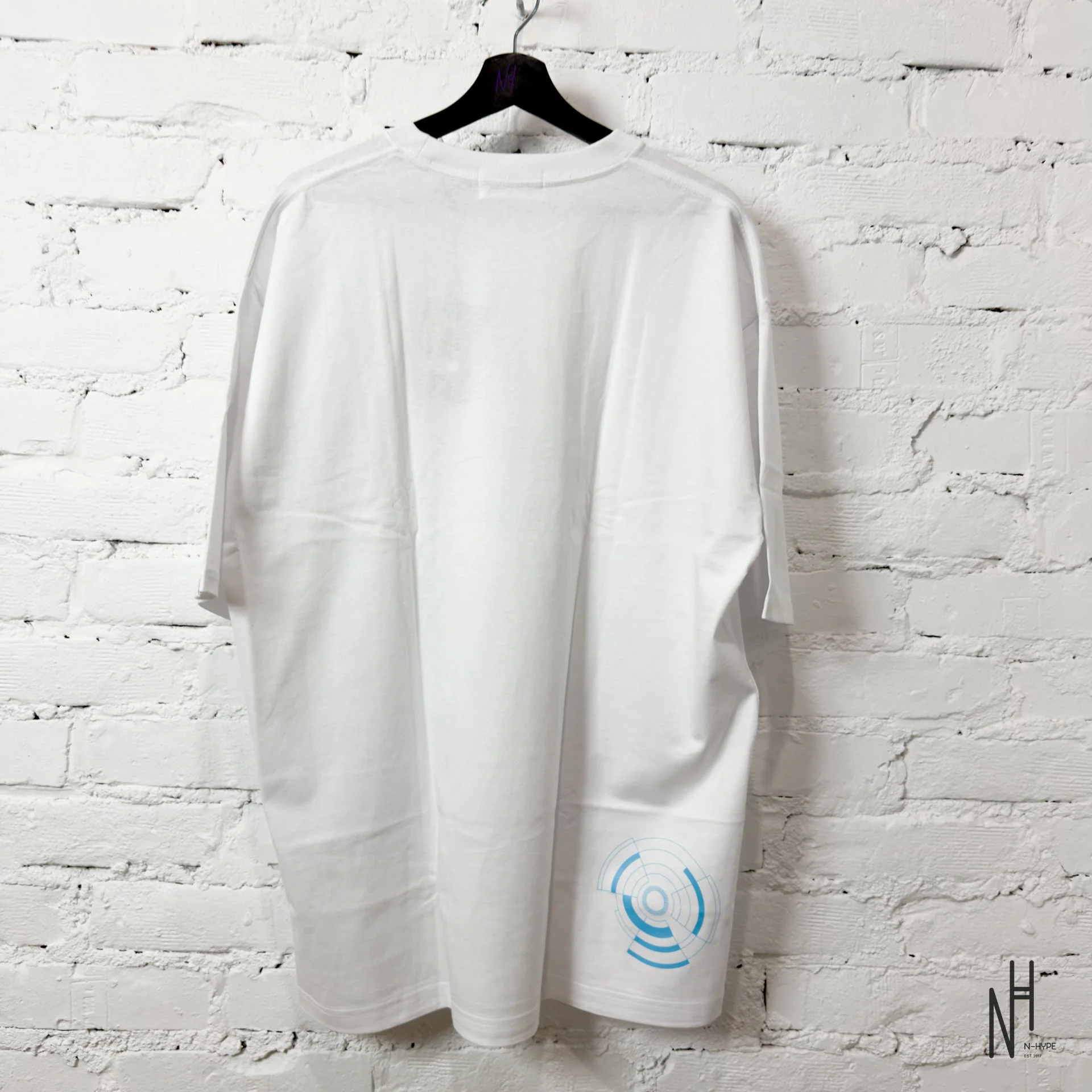 BAPE Cyber Bathing Ape Relaxed Fit Tee White - Image 4