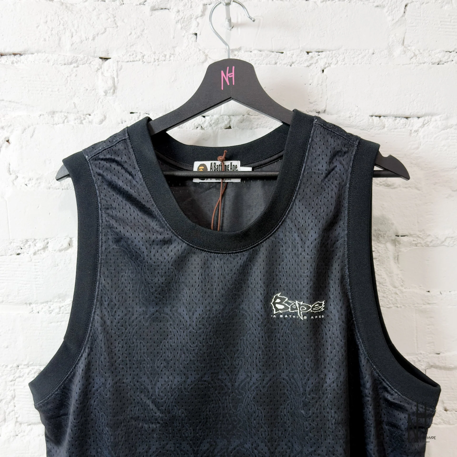 BAPE Flame Mesh Vest Black - Image 2
