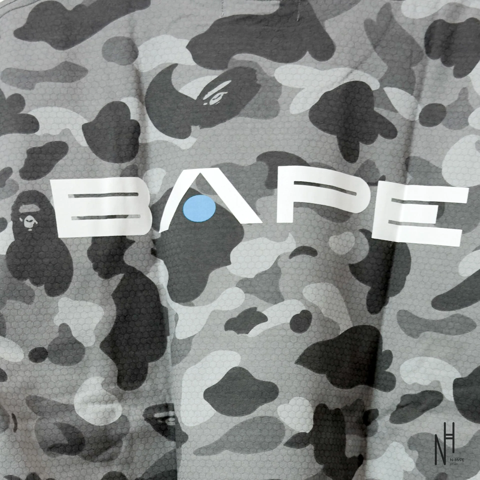 BAPE Honeycomb Camo Tee Gray - Image 4