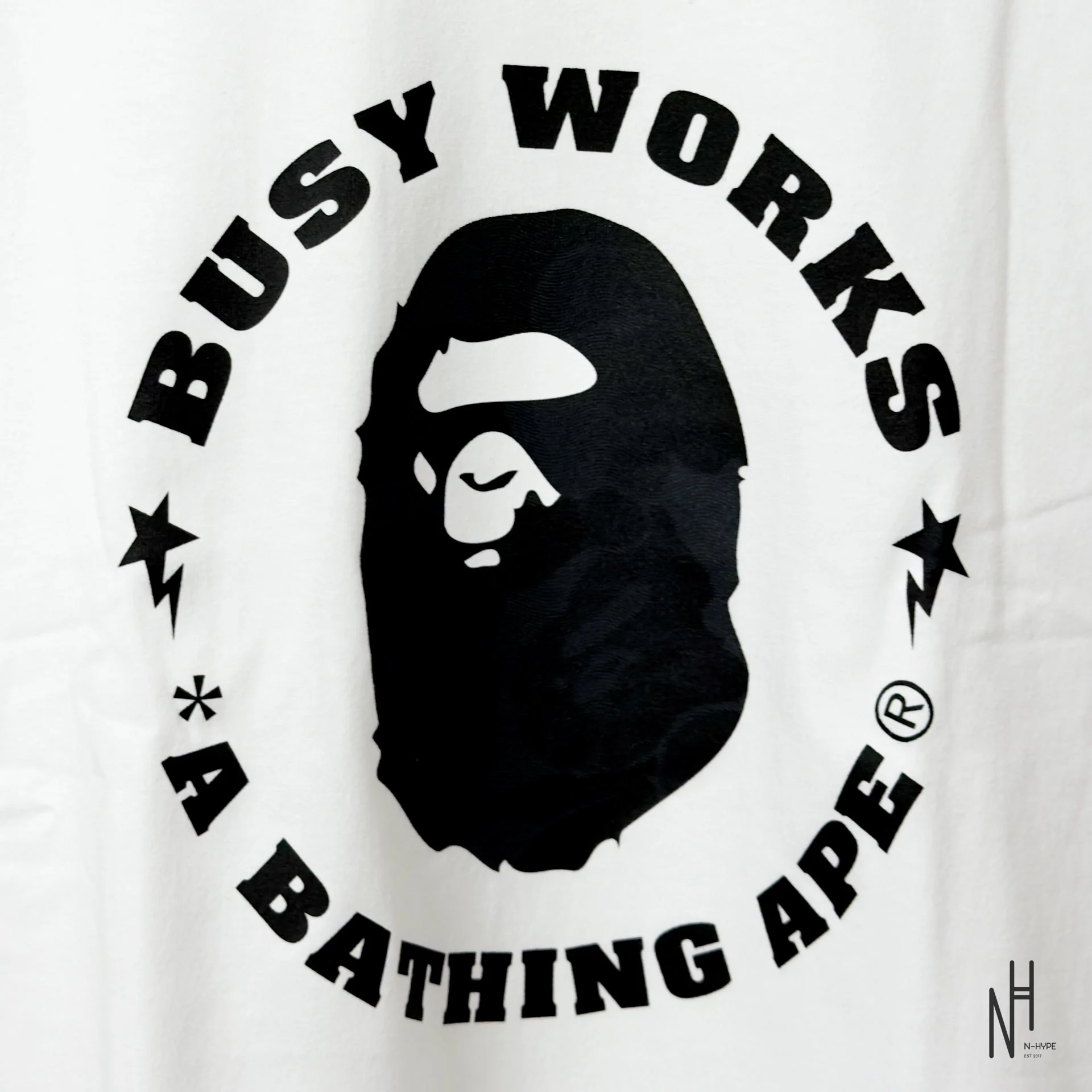 BAPE Ink Camo Busy Tee White - Image 2