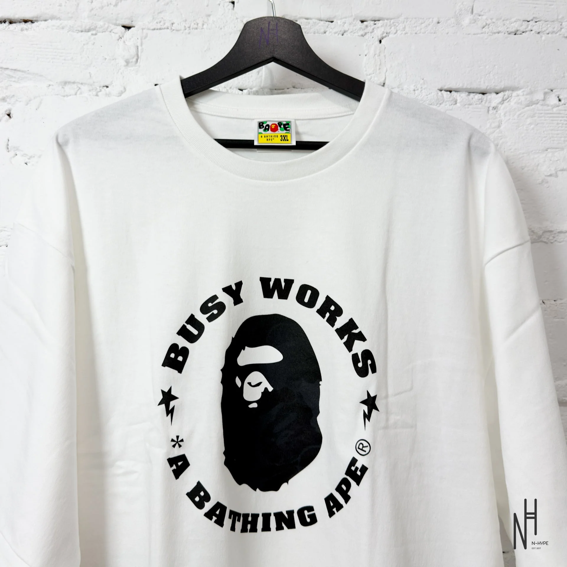 BAPE Ink Camo Busy Tee White - Image 3