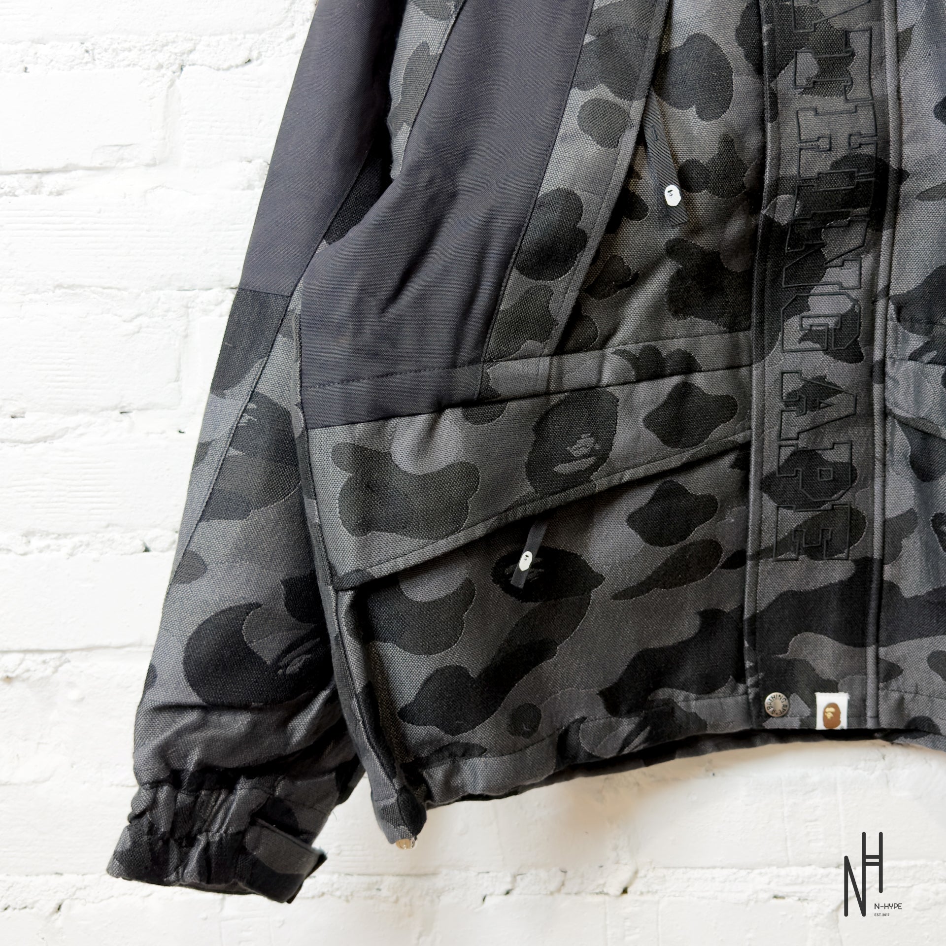 Bape Jacquard Snowboard Jacket Black - Image 2