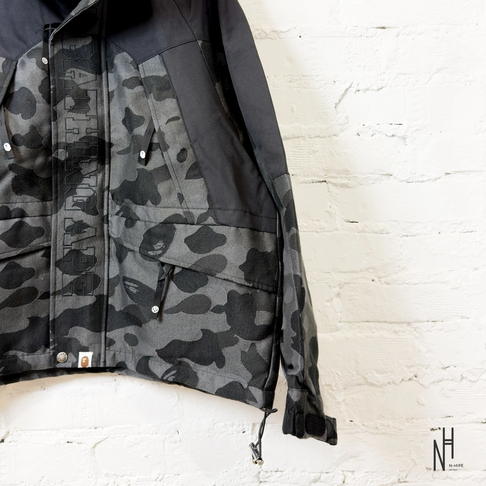Bape Jacquard Snowboard Jacket Black - Image 3