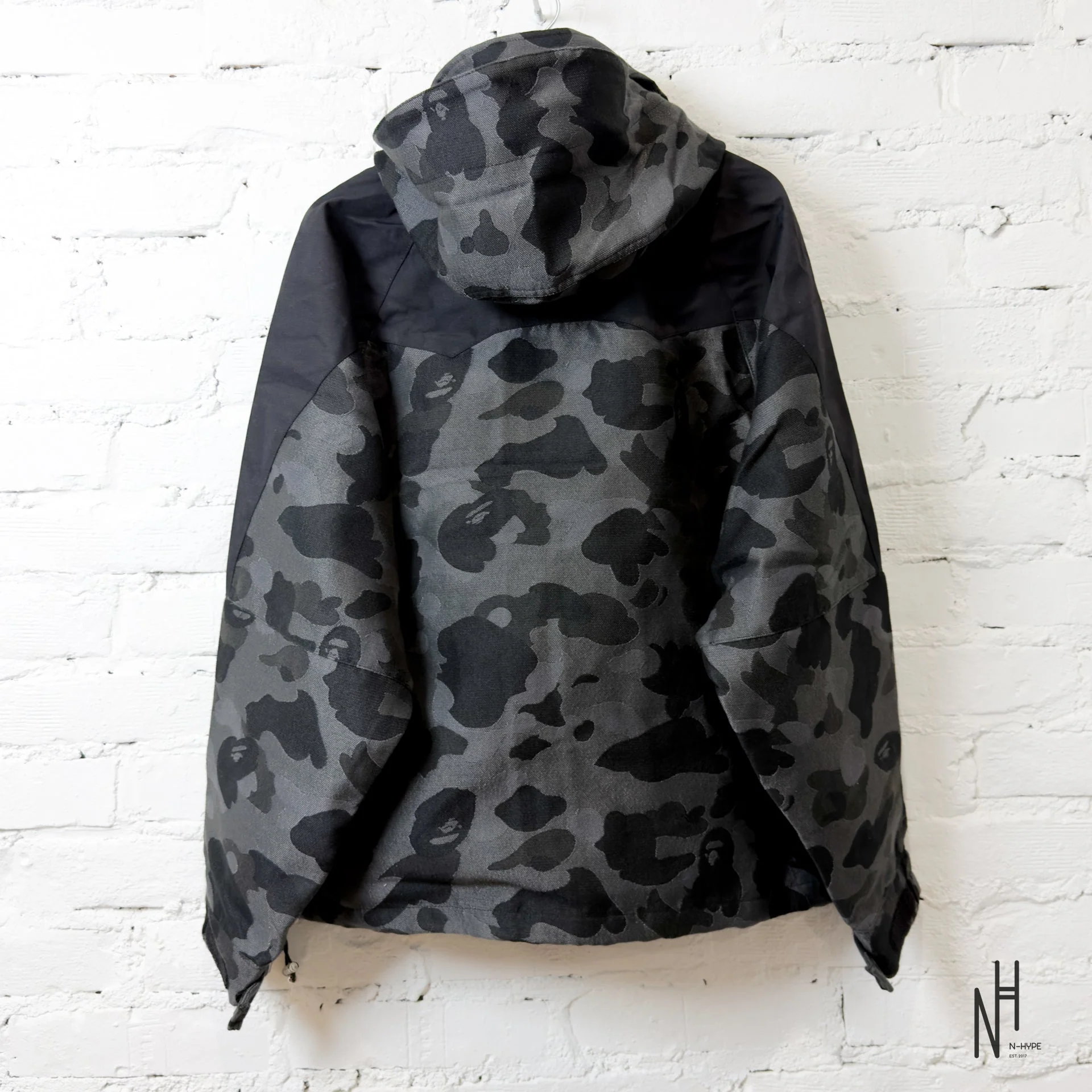 Bape Jacquard Snowboard Jacket Black - Image 5
