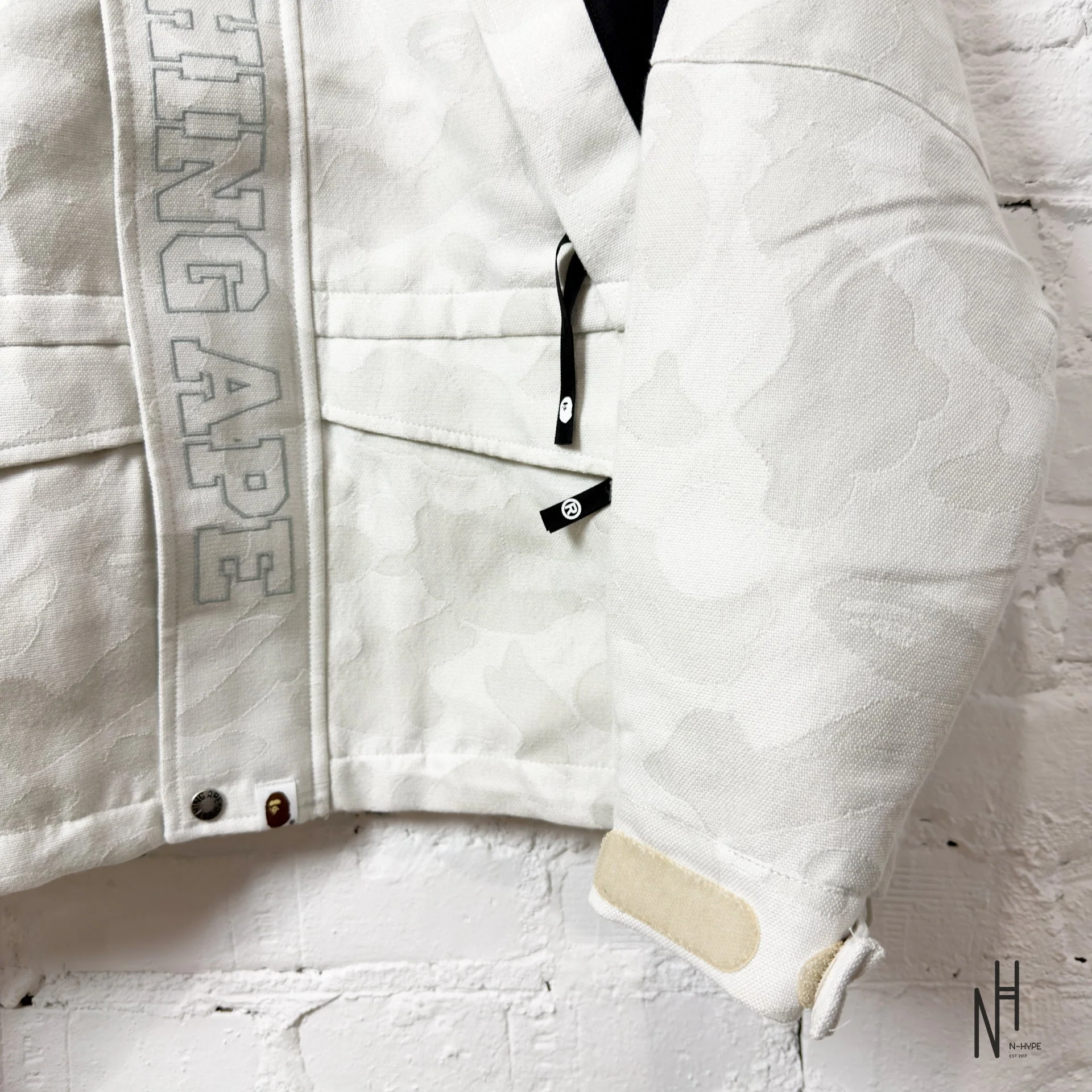 Bape Jacquard Snowboard Jacket Gray - Image 2