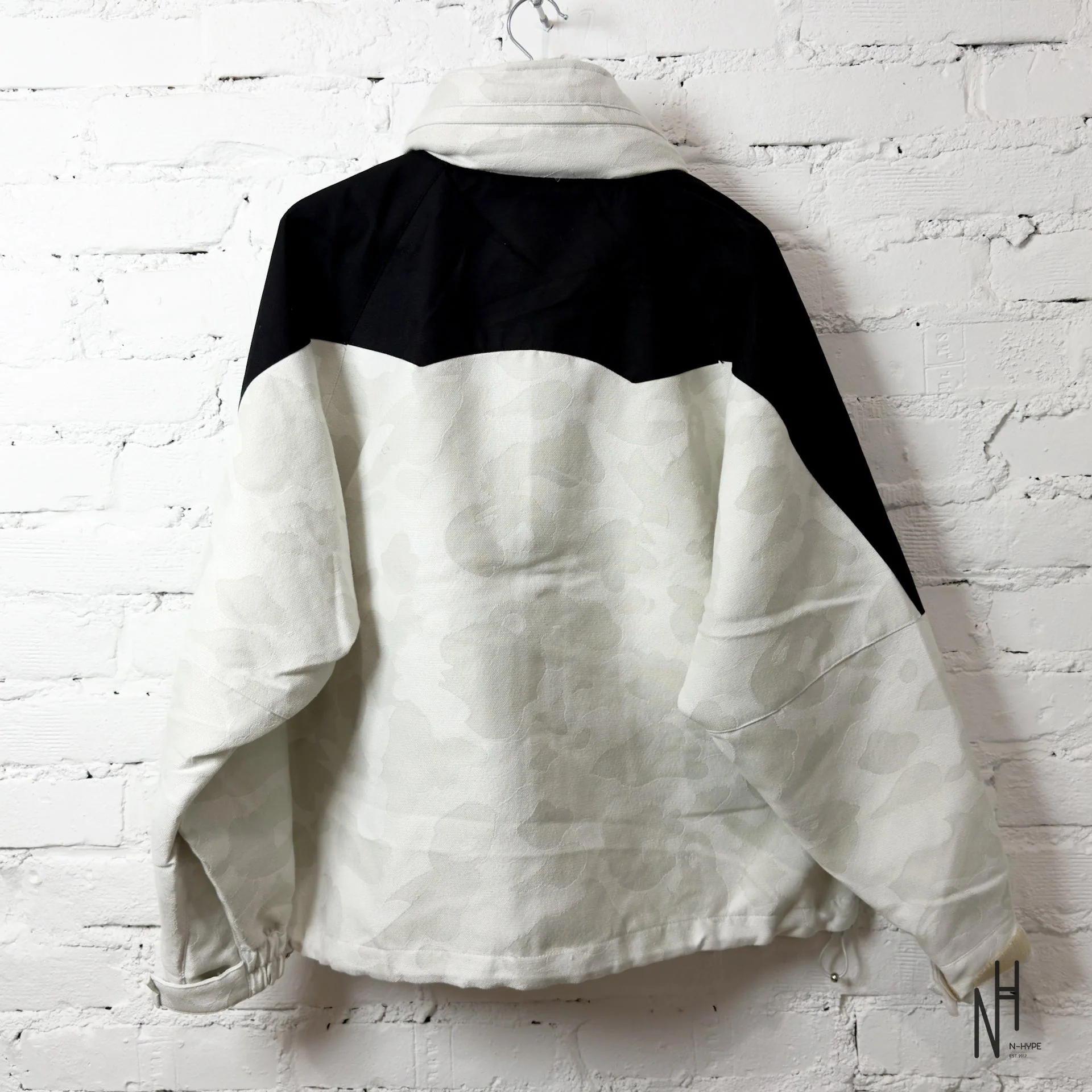 Bape Jacquard Snowboard Jacket Gray - Image 4
