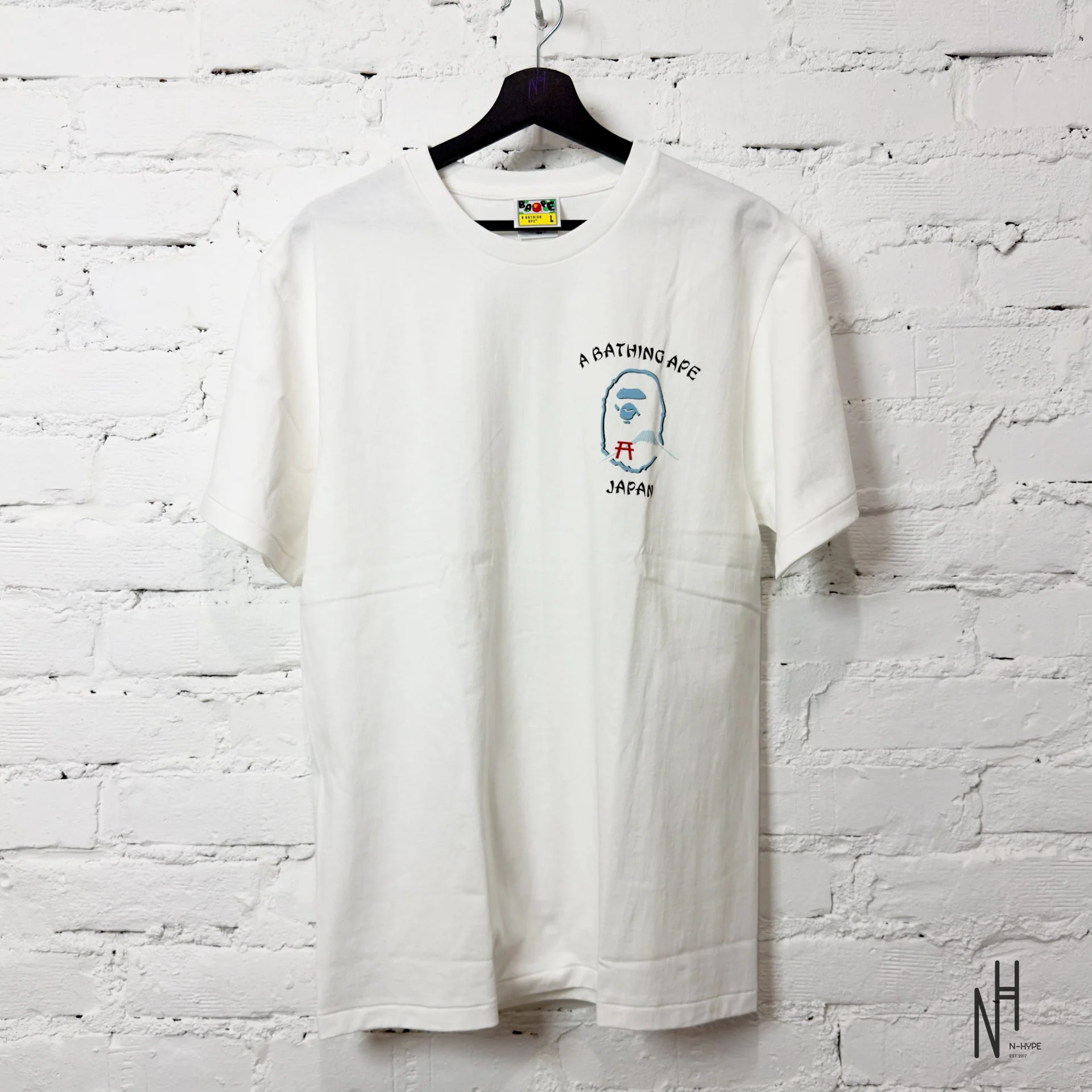 Bape Japan Exclusive Japan Souvenir Tee White Blue
