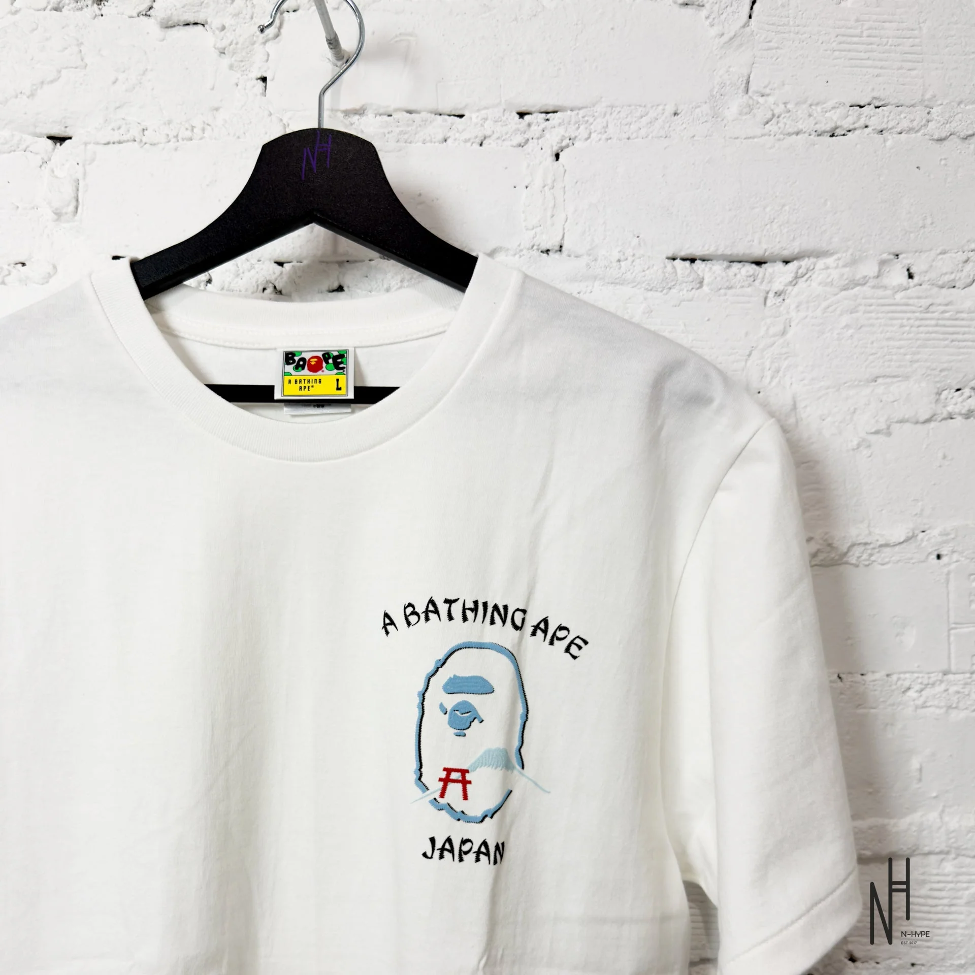 Bape Japan Exclusive Japan Souvenir Tee White Blue - Image 2