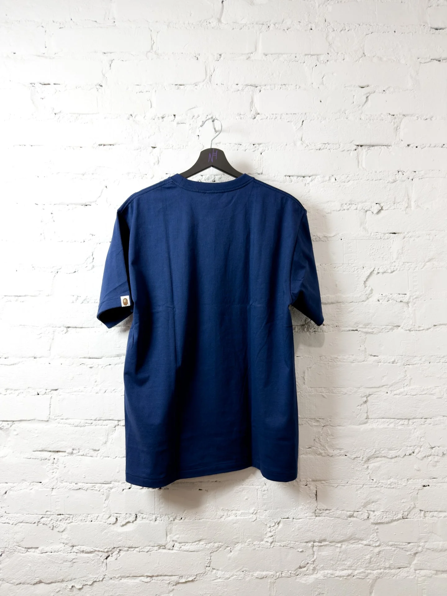 BAPE Japanese Tattoo On General Tee Navy - Image 4