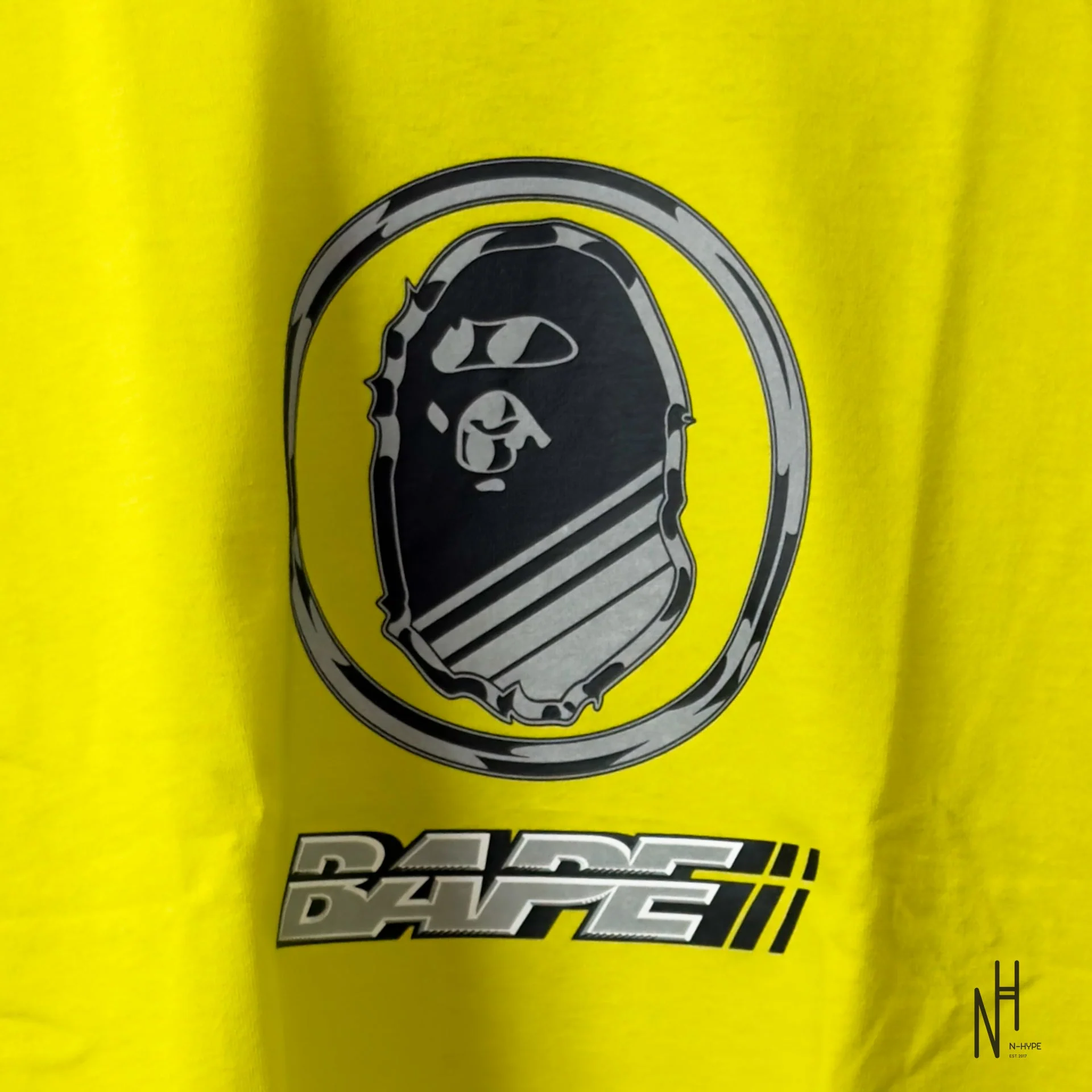 BAPE Logo Tee Yellow - Image 2