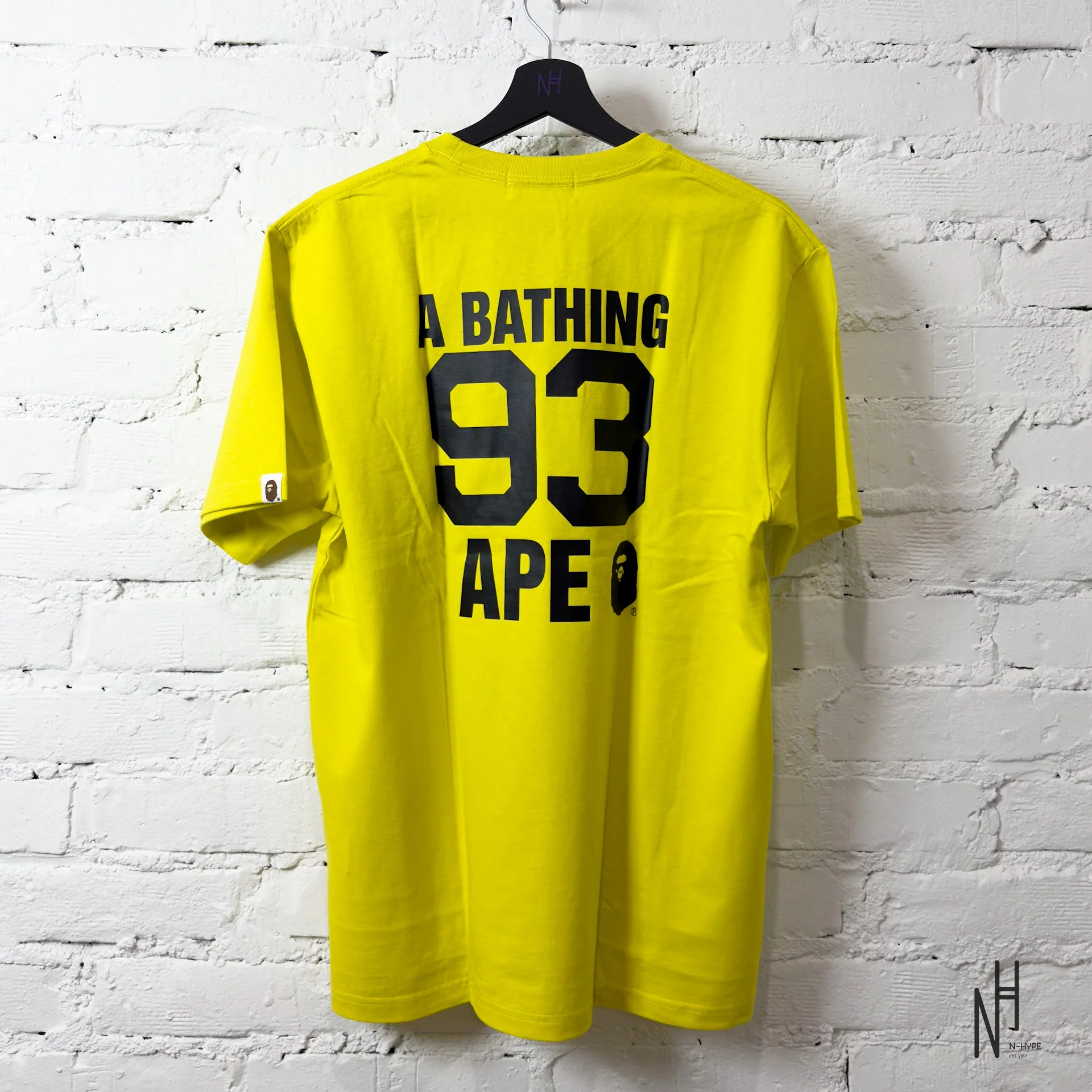 BAPE Logo Tee Yellow - Image 5