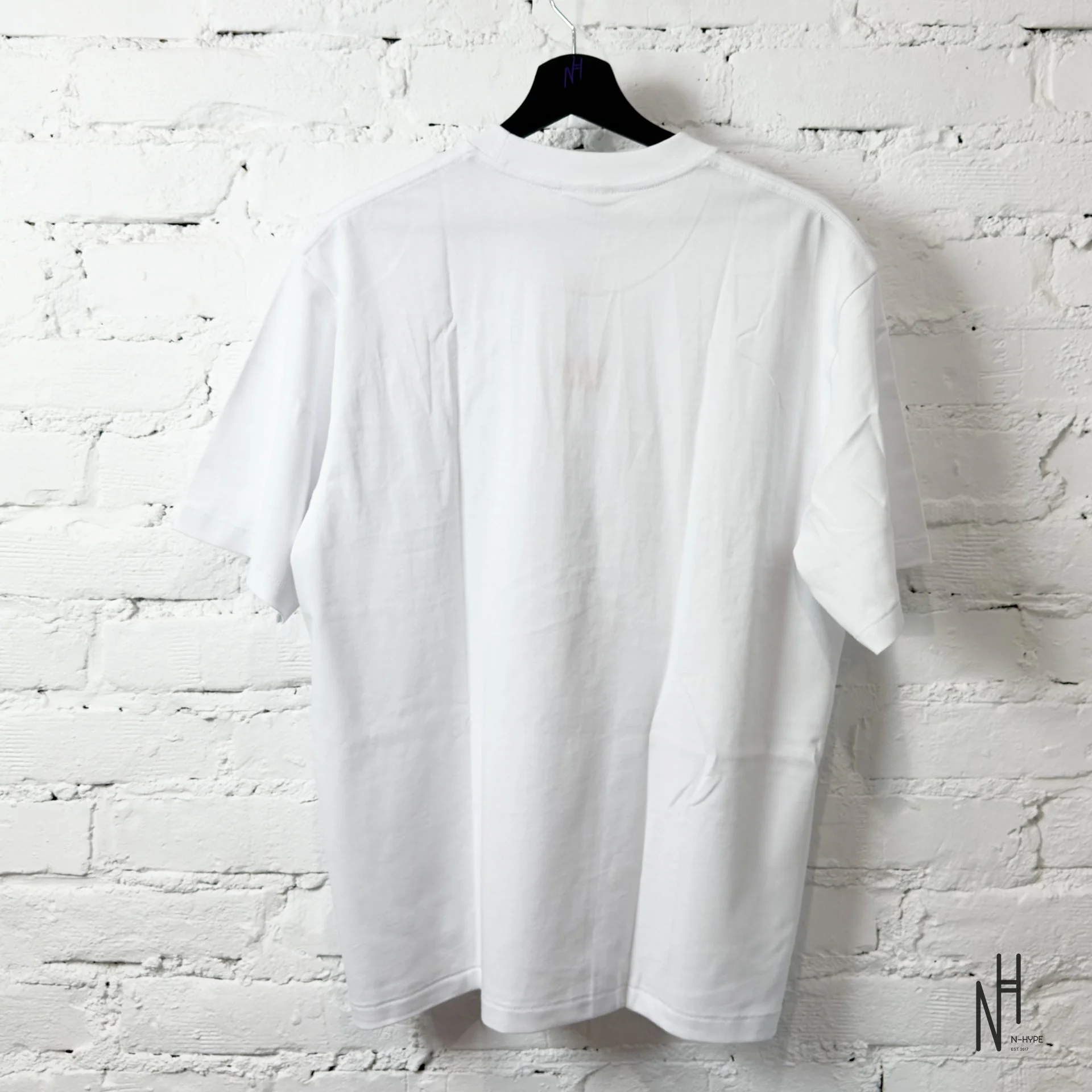 BAPE Multi Logo Ape Head Relaxed Fit Tee White - Image 3