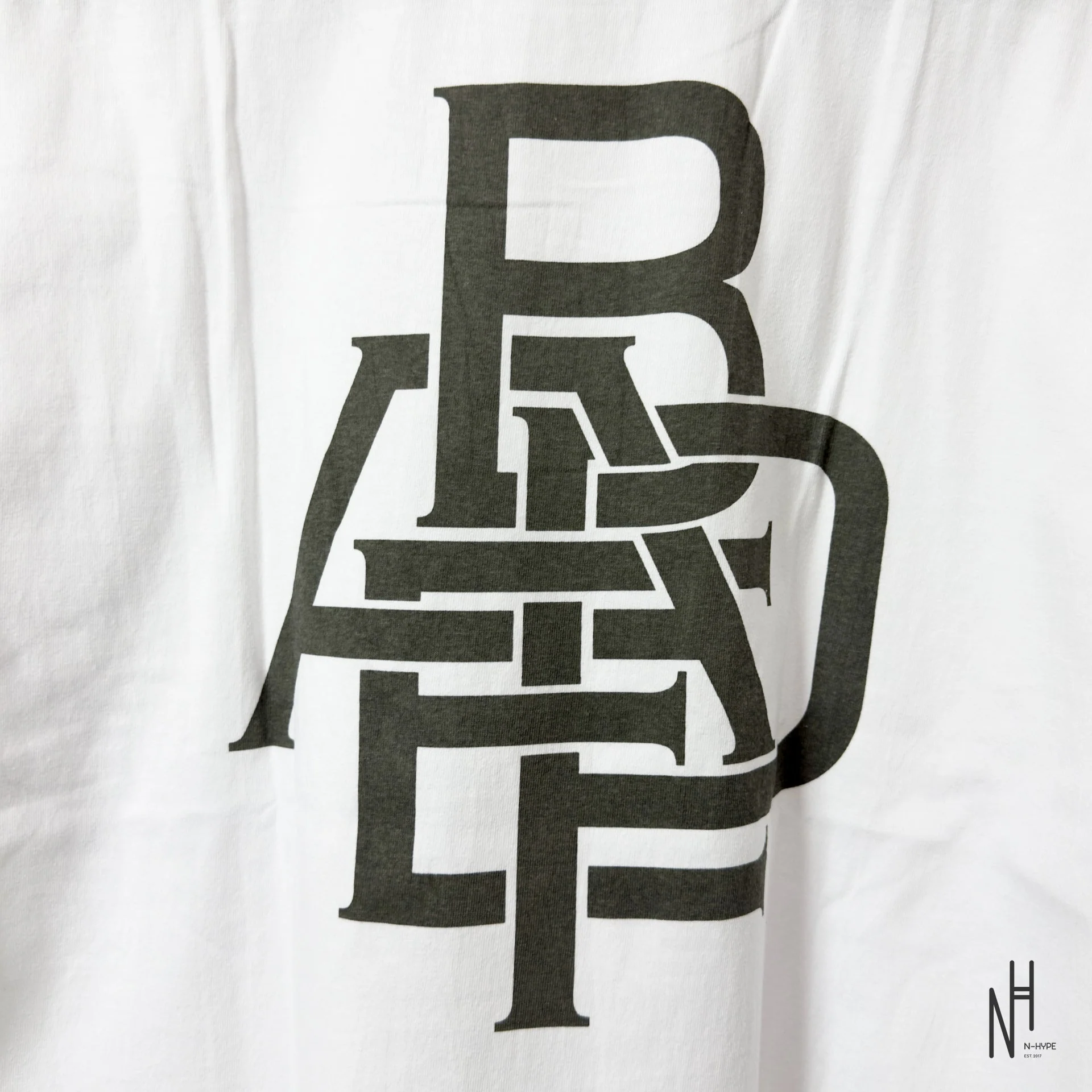 BAPE Pigment Bape Logo Tee White - Image 5