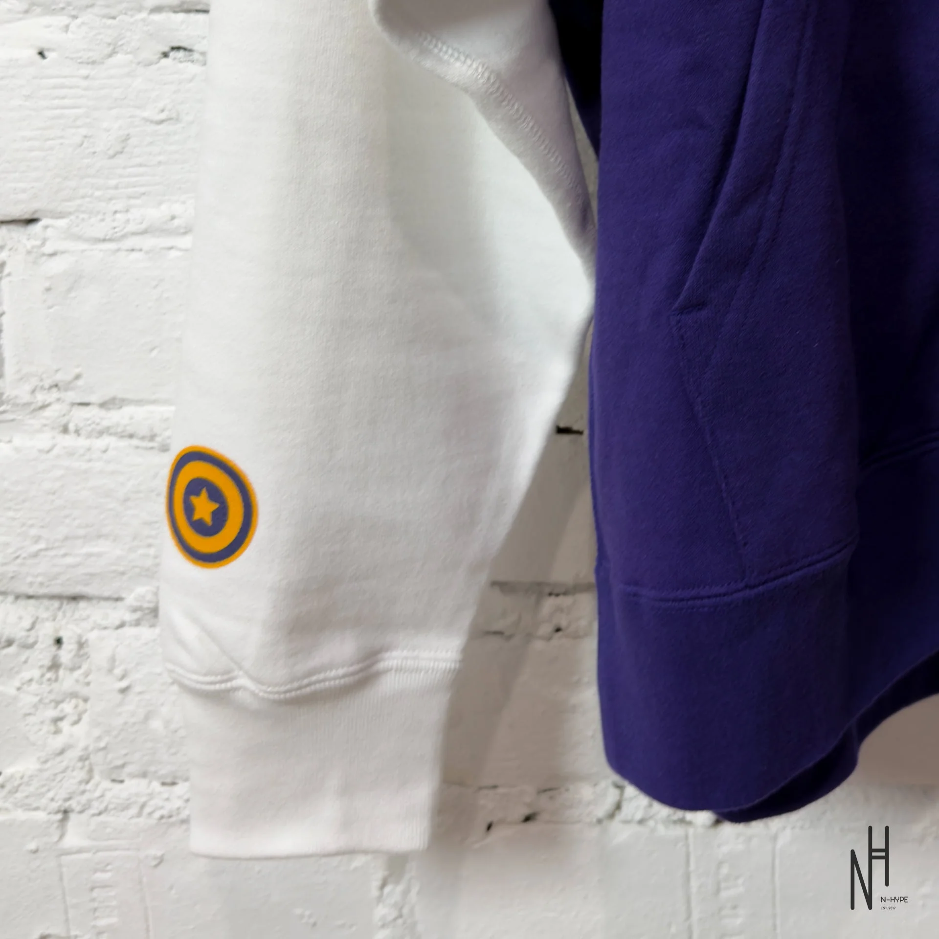 Bape Shark Full Zip Hoodie US Mens Navy - Image 4