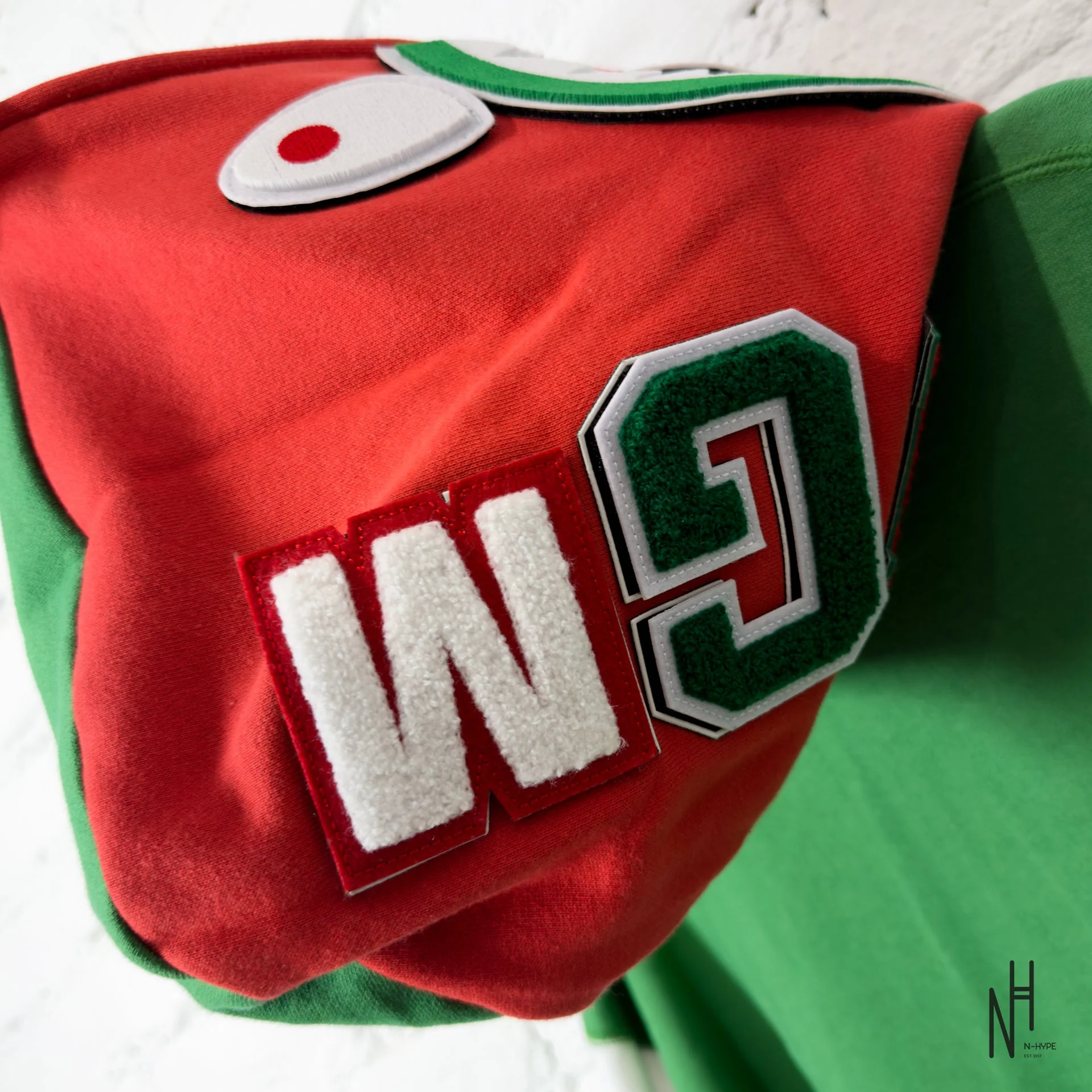 BAPE Shark Full Zip Italy Hoodie Green - Image 9